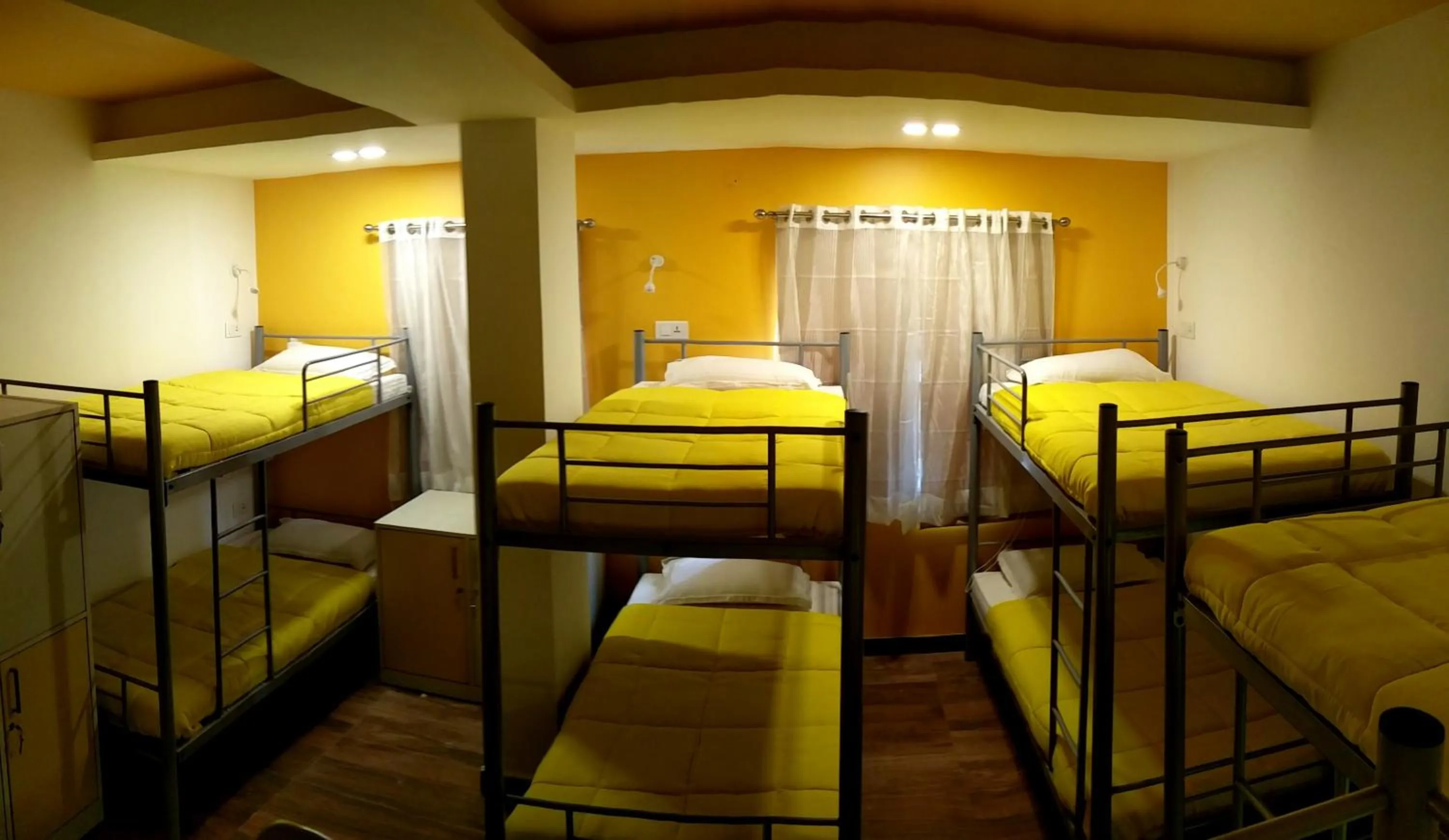 Photo of the whole room, Bed in Joey's Hostel Delhi - 20 mins from Railway Station