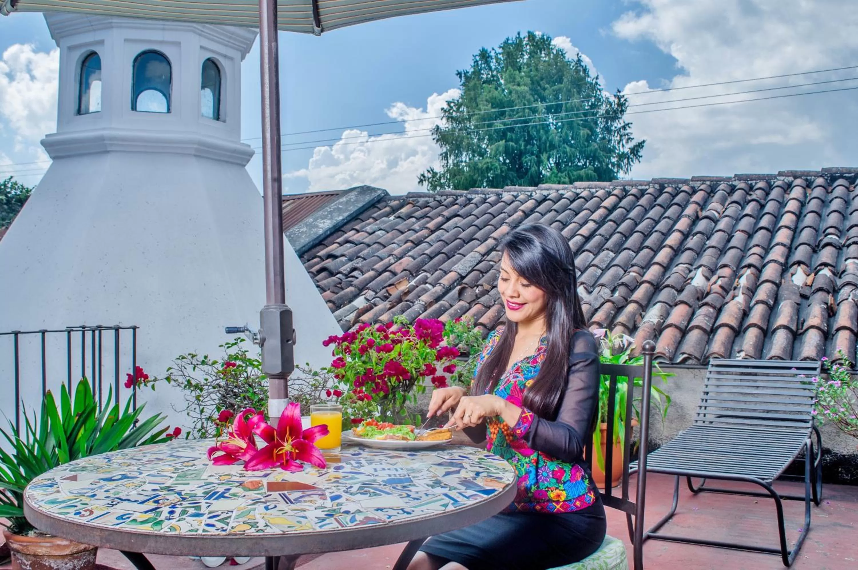Balcony/Terrace in Hotel Meson del Valle by AHS