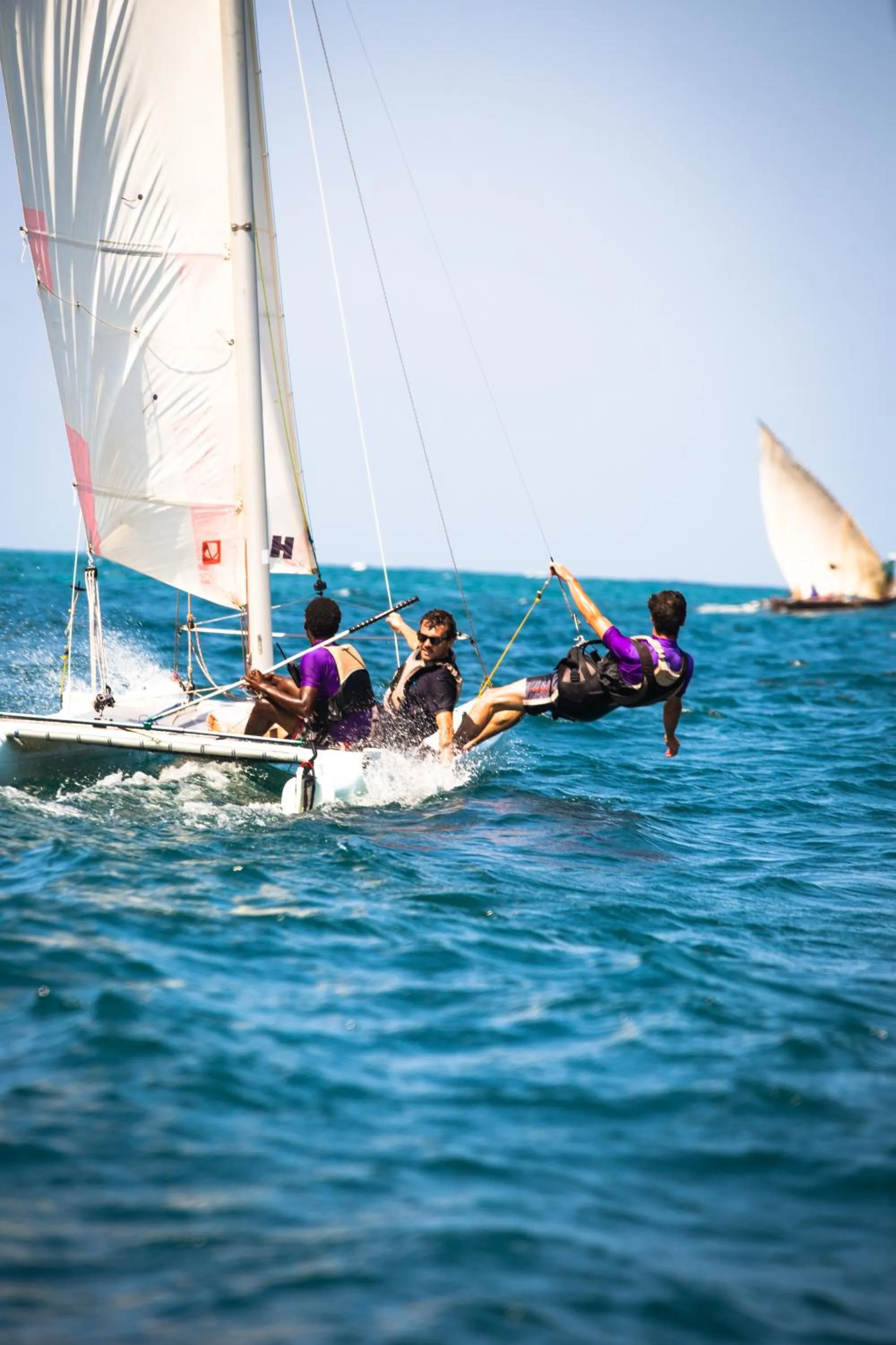 Windsurfing in Distant Relatives Ecolodge & Backpackers