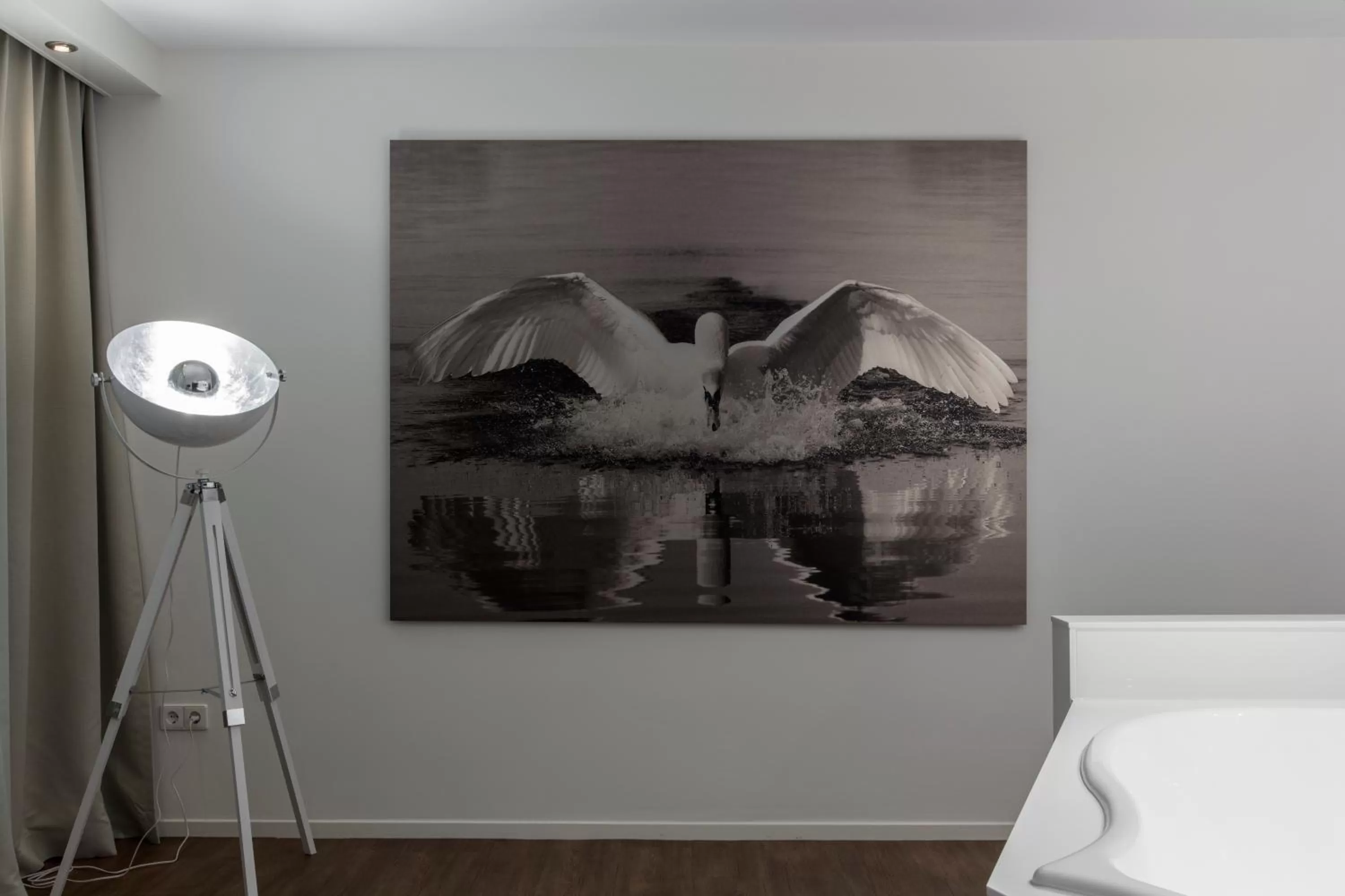 Decorative detail, Bed in Hotel Mitland