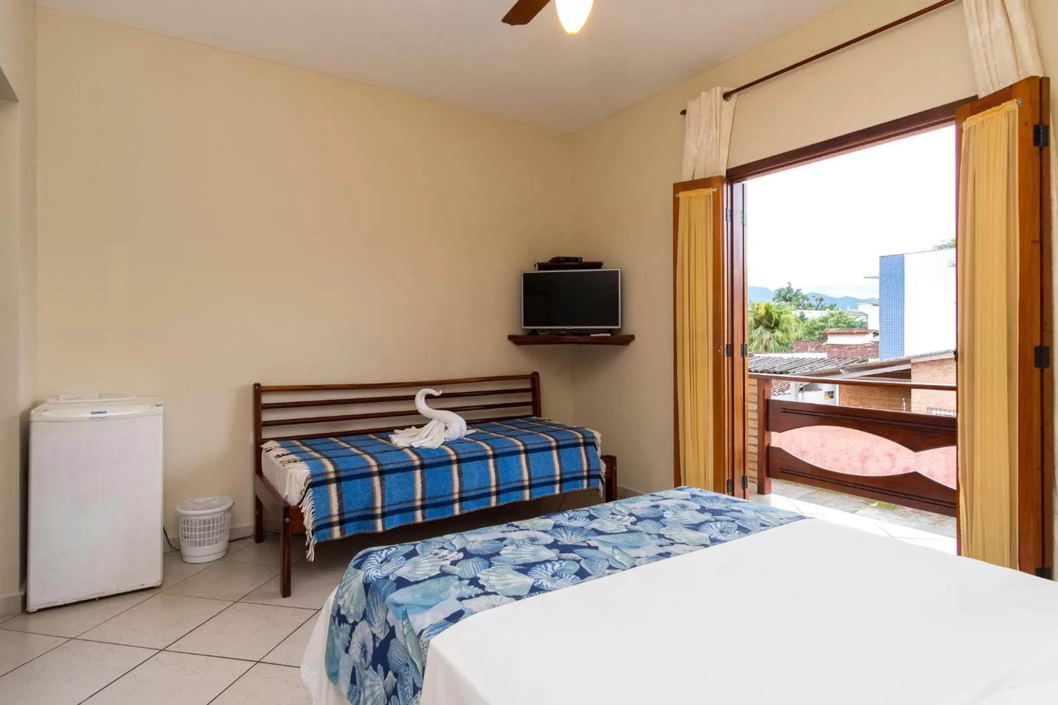 Bed in Pousada Mar Azul