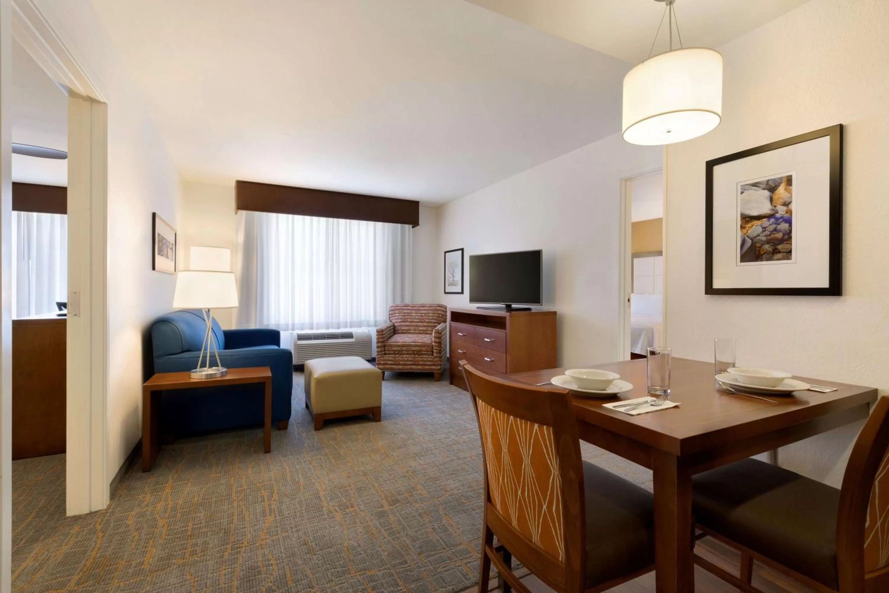 Bed in Homewood Suites by Hilton Las Vegas Airport