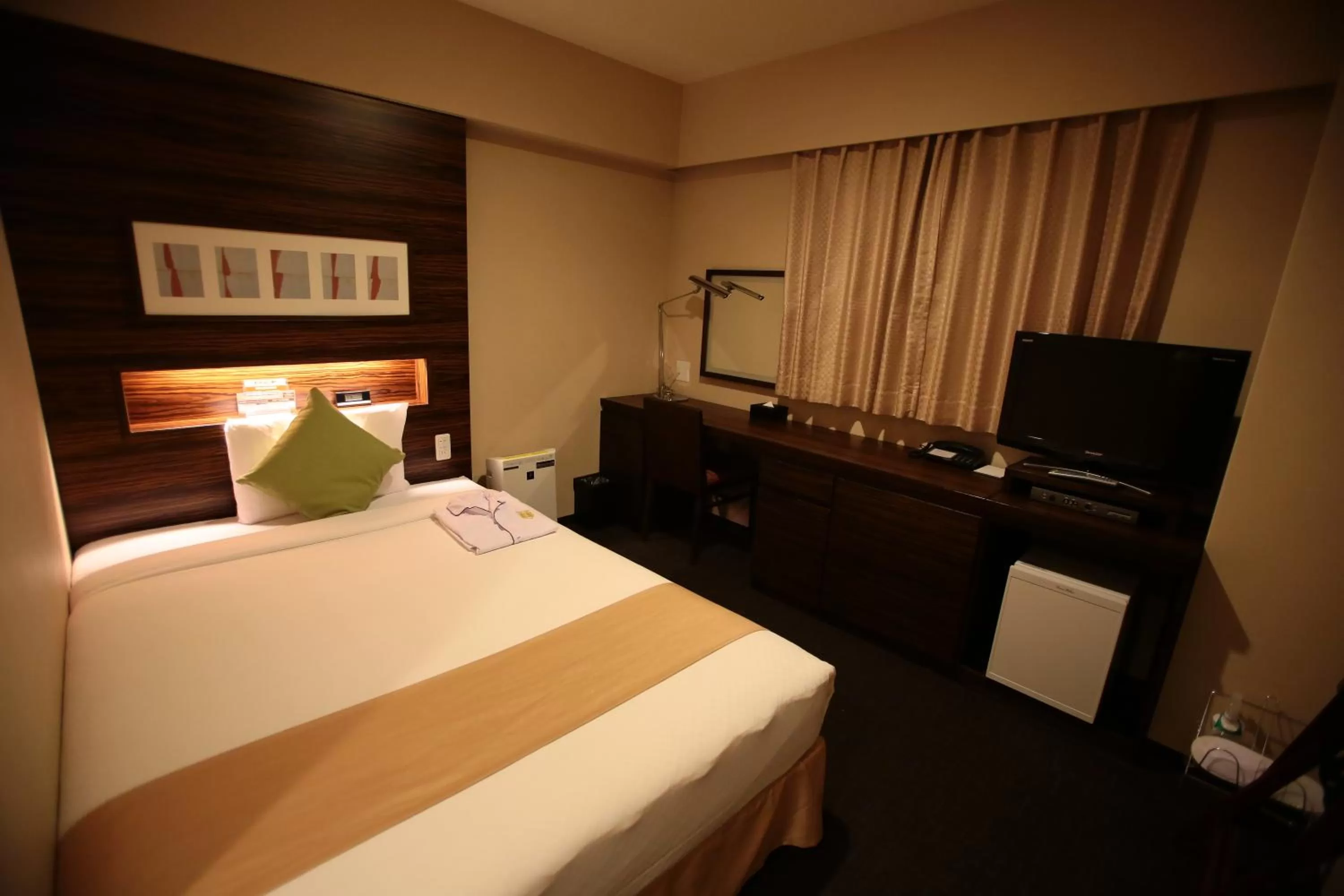 Photo of the whole room, Bed in International Hotel Ube