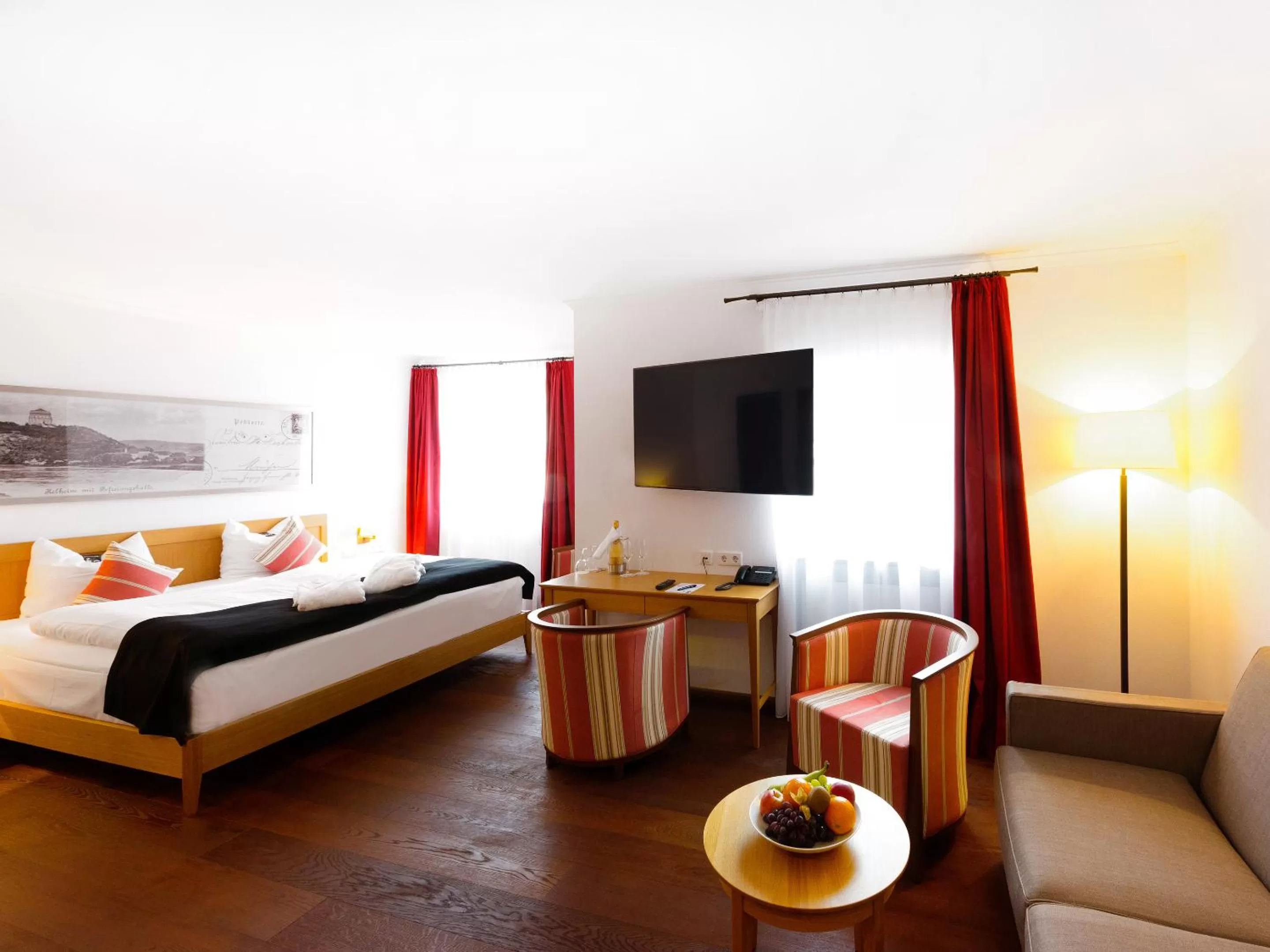 Photo of the whole room, Bed in DORMERO Hotel Kelheim