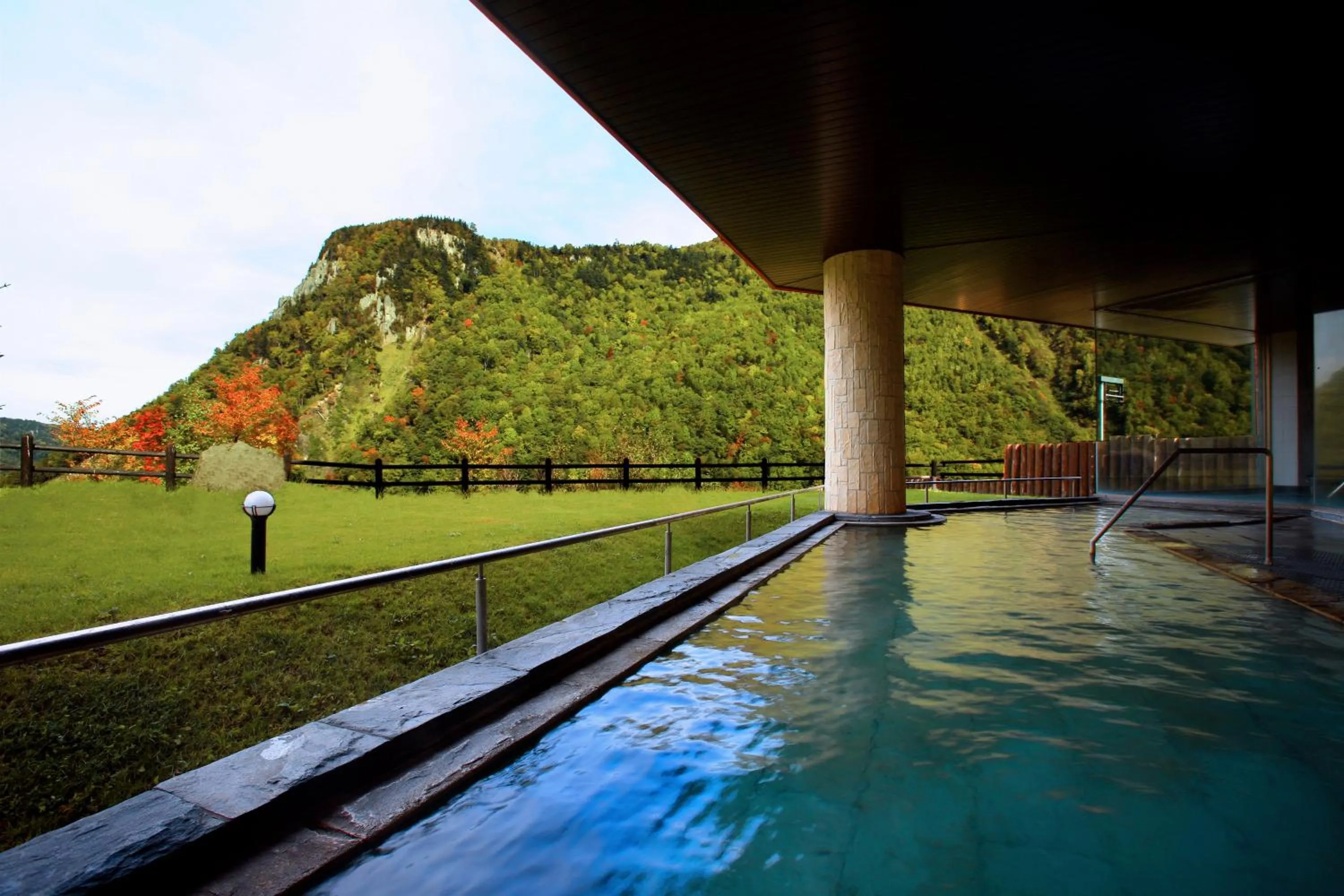 Hot Spring Bath in Hotel Taisetsu Onsen&Canyon Resort