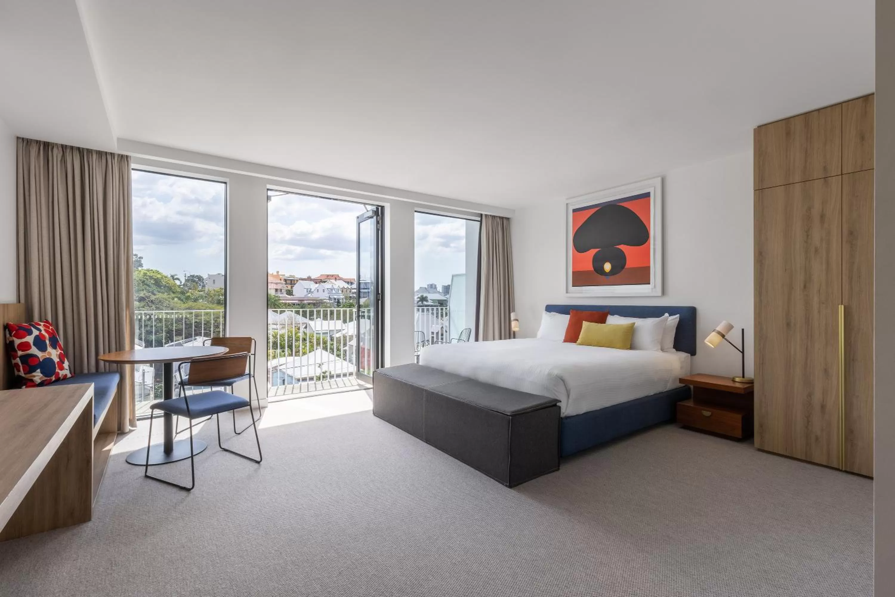 Bedroom, Bed in The Johnson Brisbane - Art Series