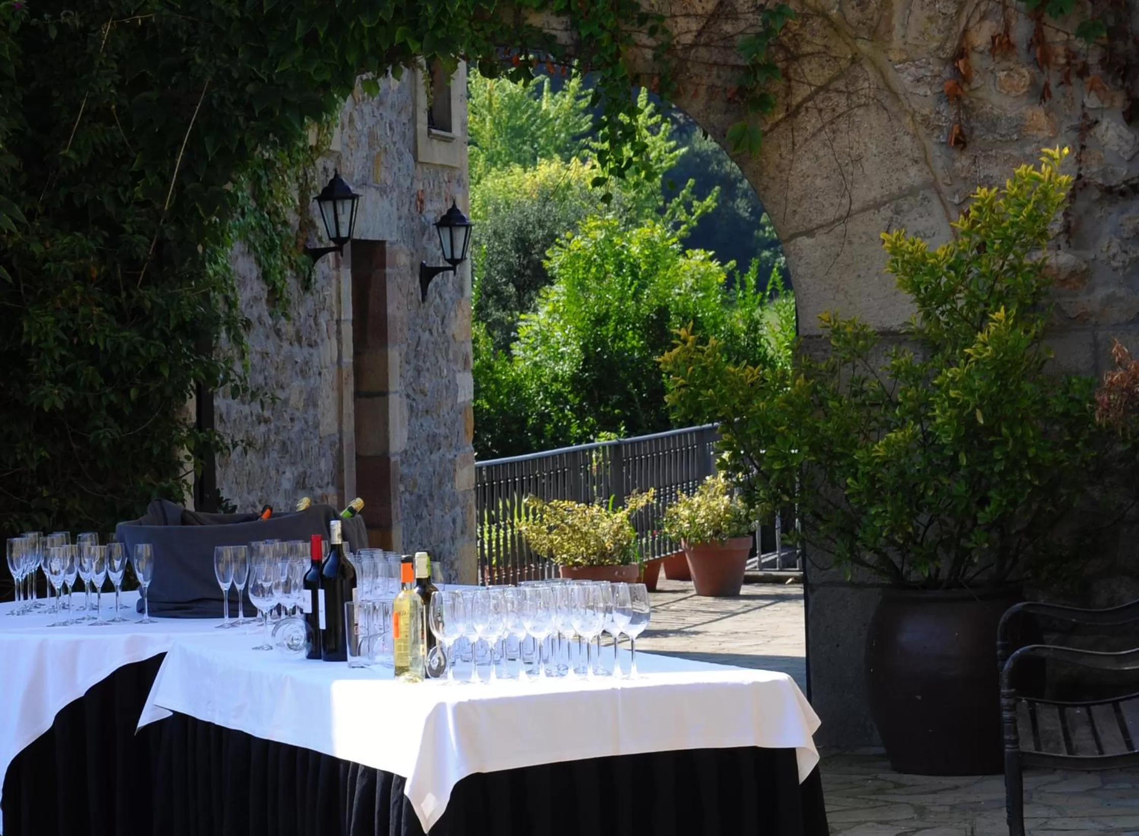 Garden in Hotel Palacio Garcia Quijano