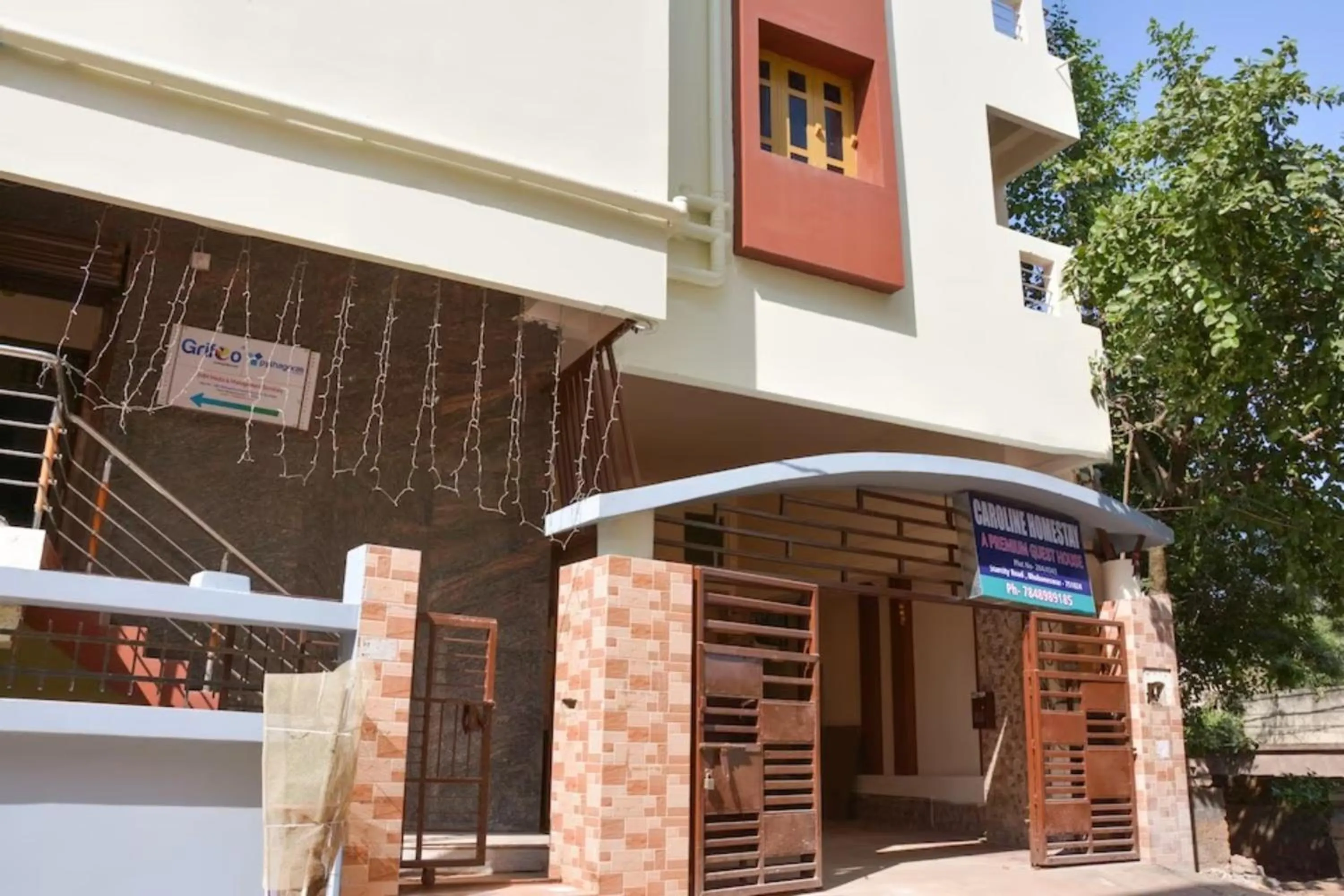 Property building in Goroomgo Caroline Homestay Bhubaneswar