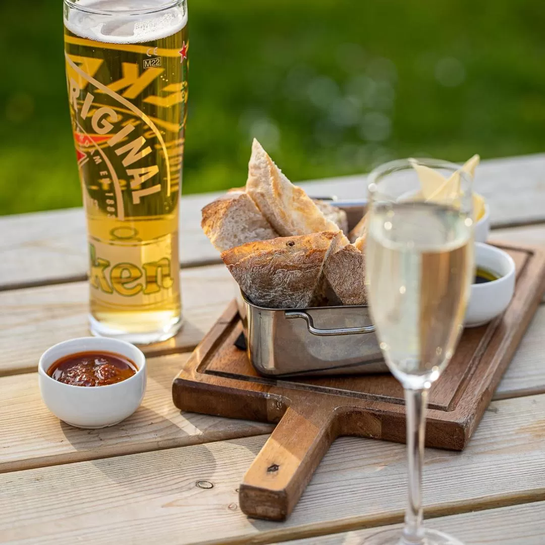 Dining area in The Three Tuns