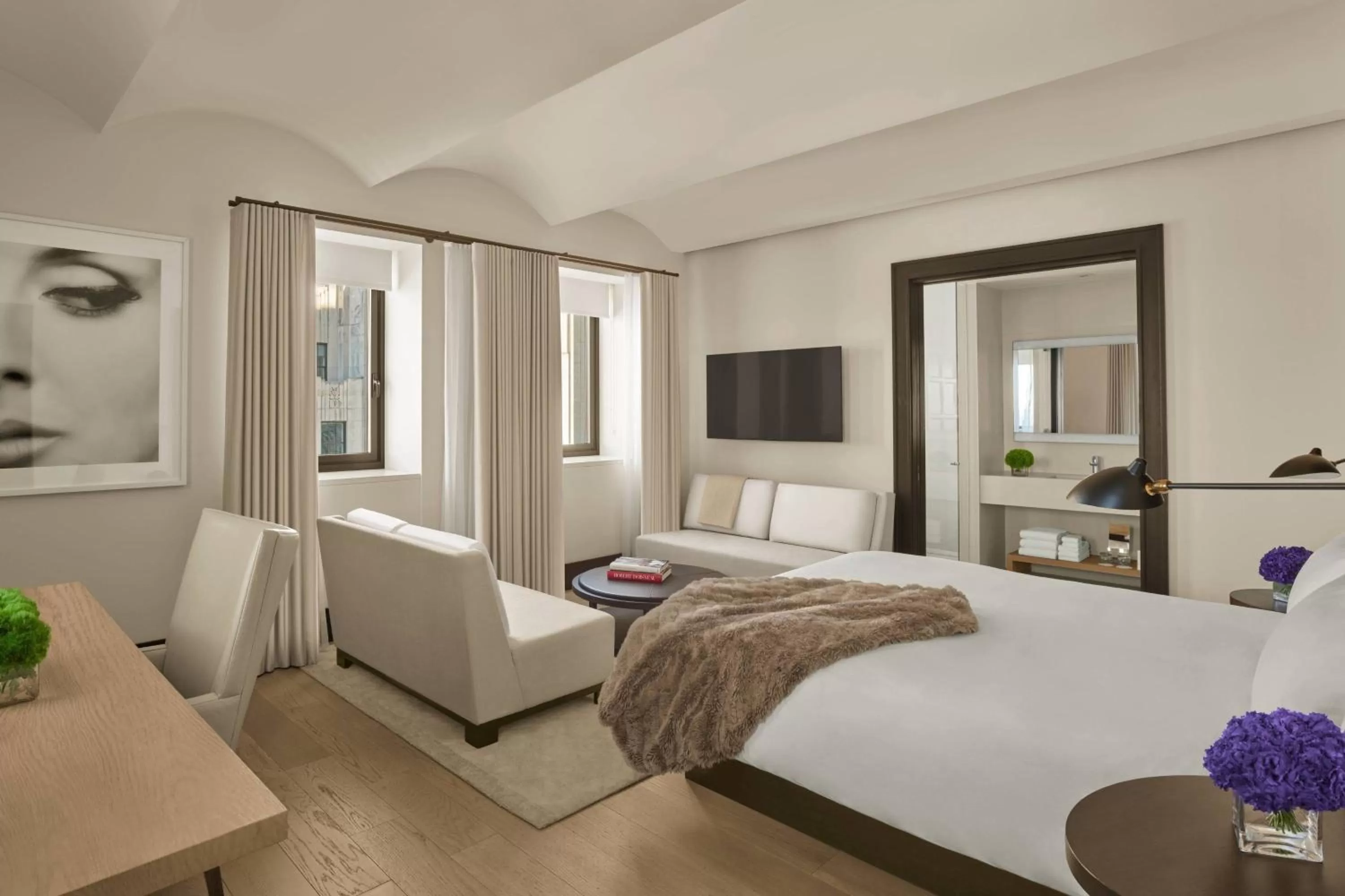 Bedroom, Bed in The New York EDITION