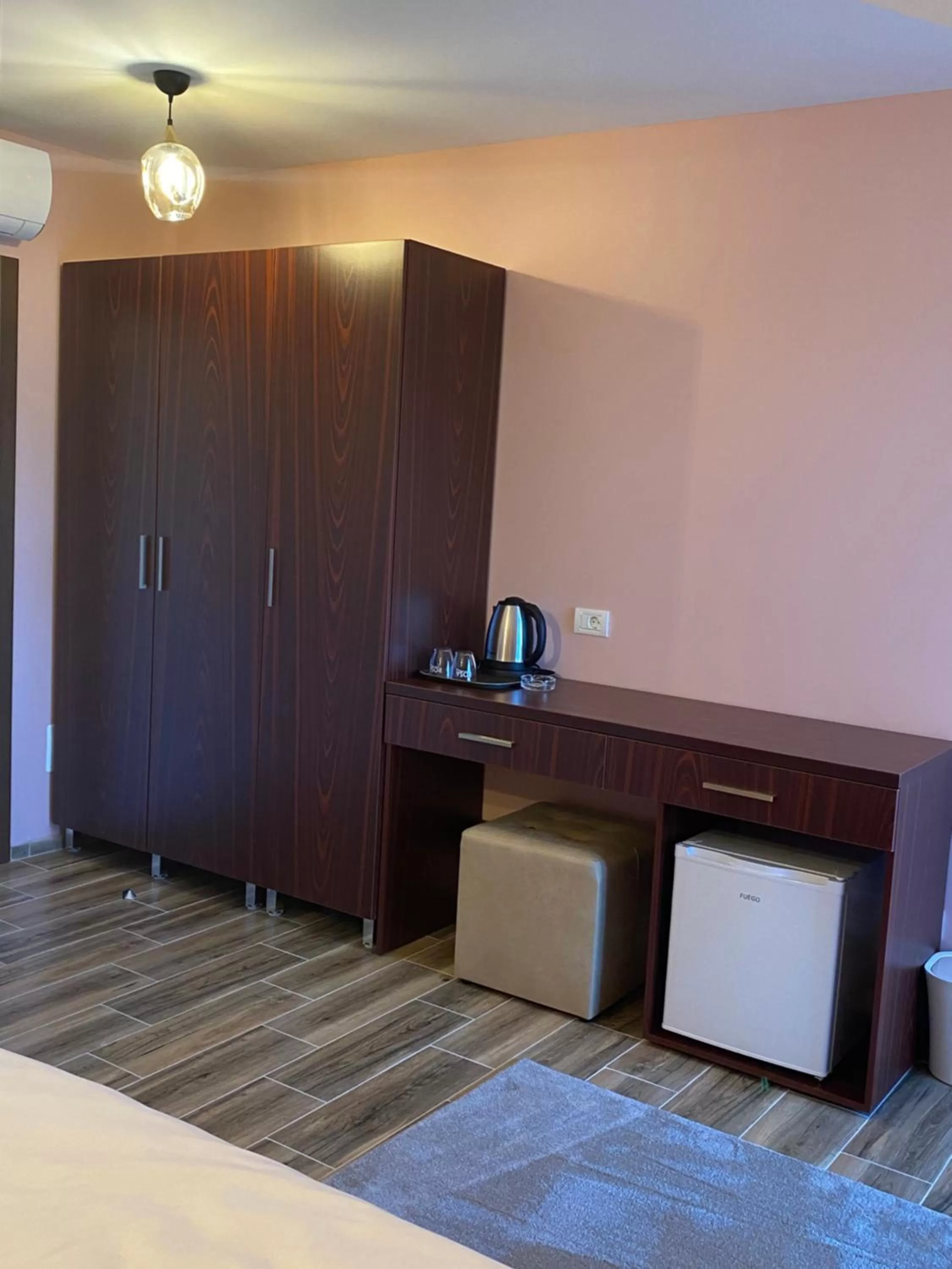 Bed in Hotel Kolonja's