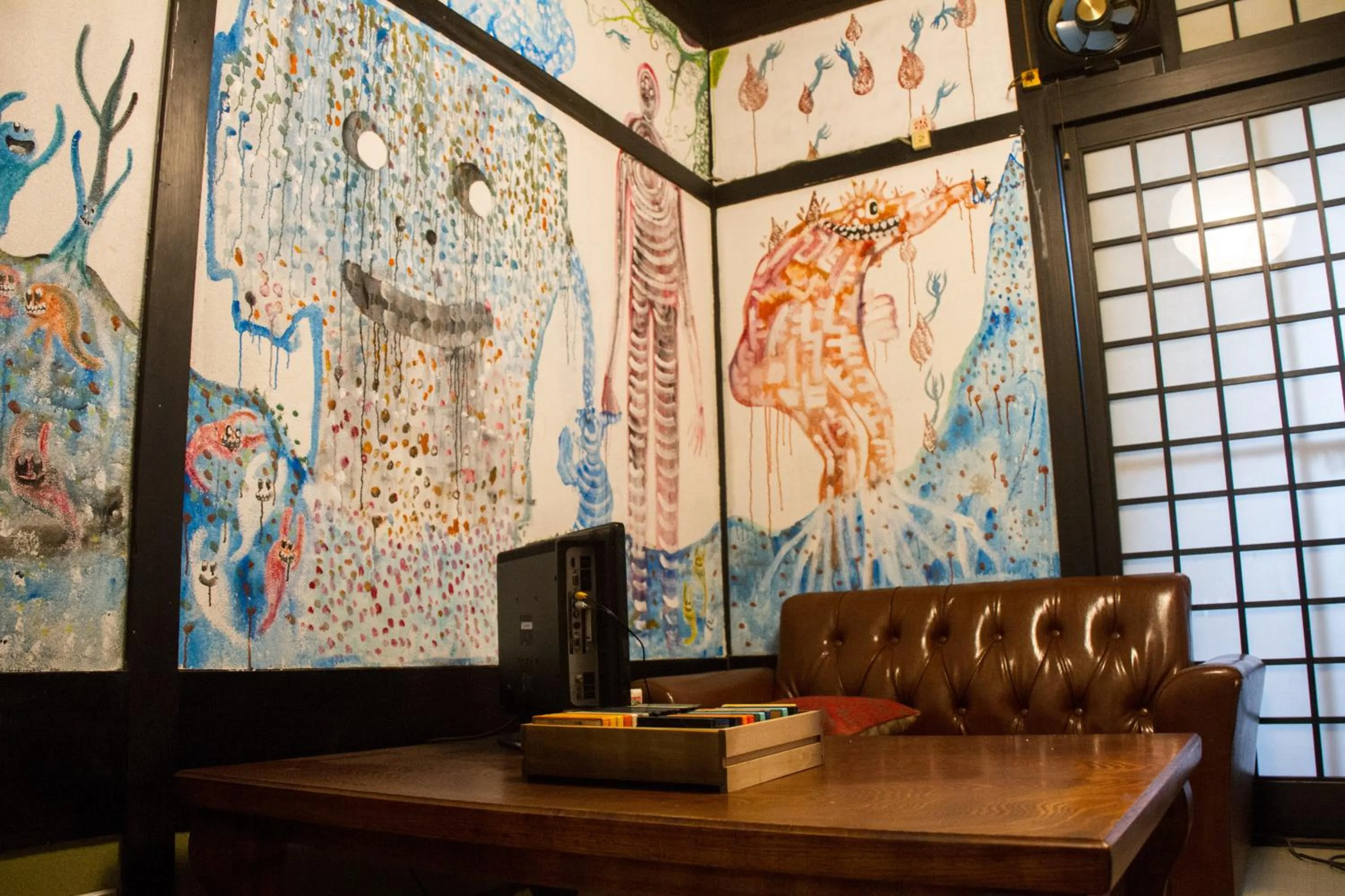 Living room in Hostel Nakamura Kobe