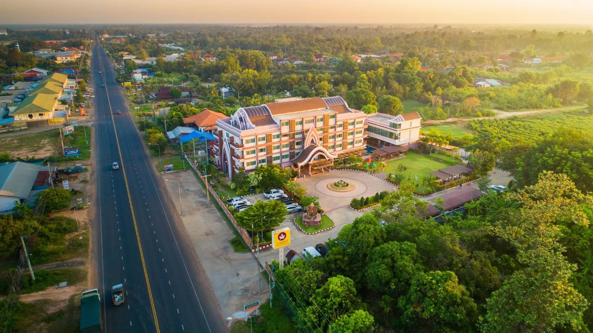 Bird's eye view in Phanomrungpuri Hotel Buriram