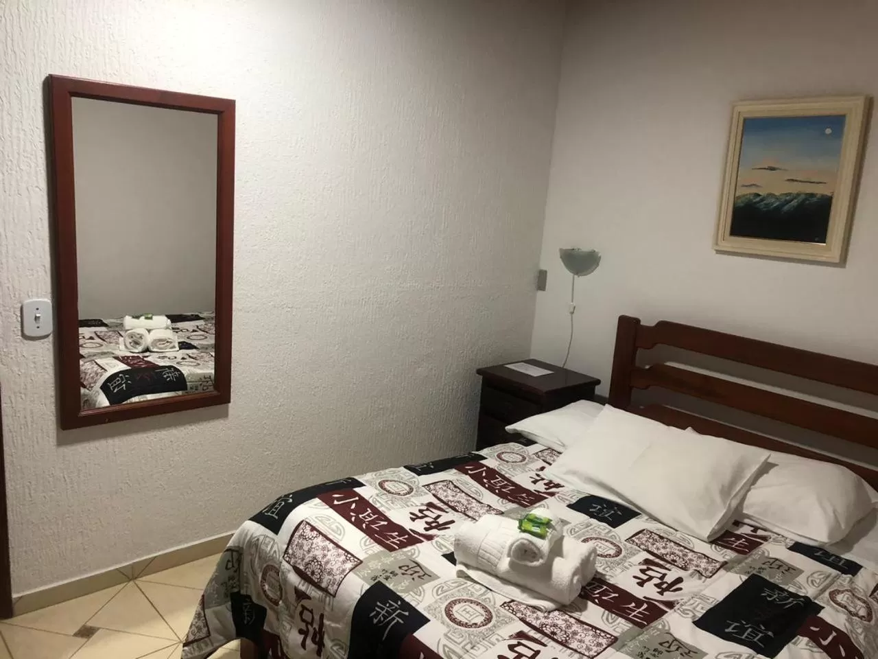 Bed in Pousada da Lua