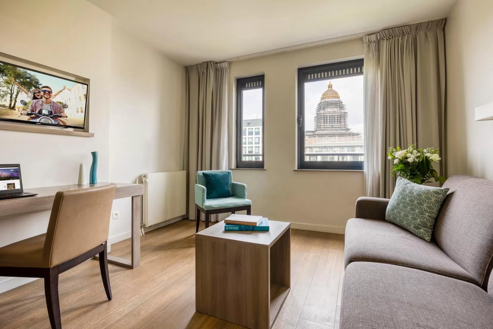 TV and multimedia in Citadines Toison d'Or Brussels