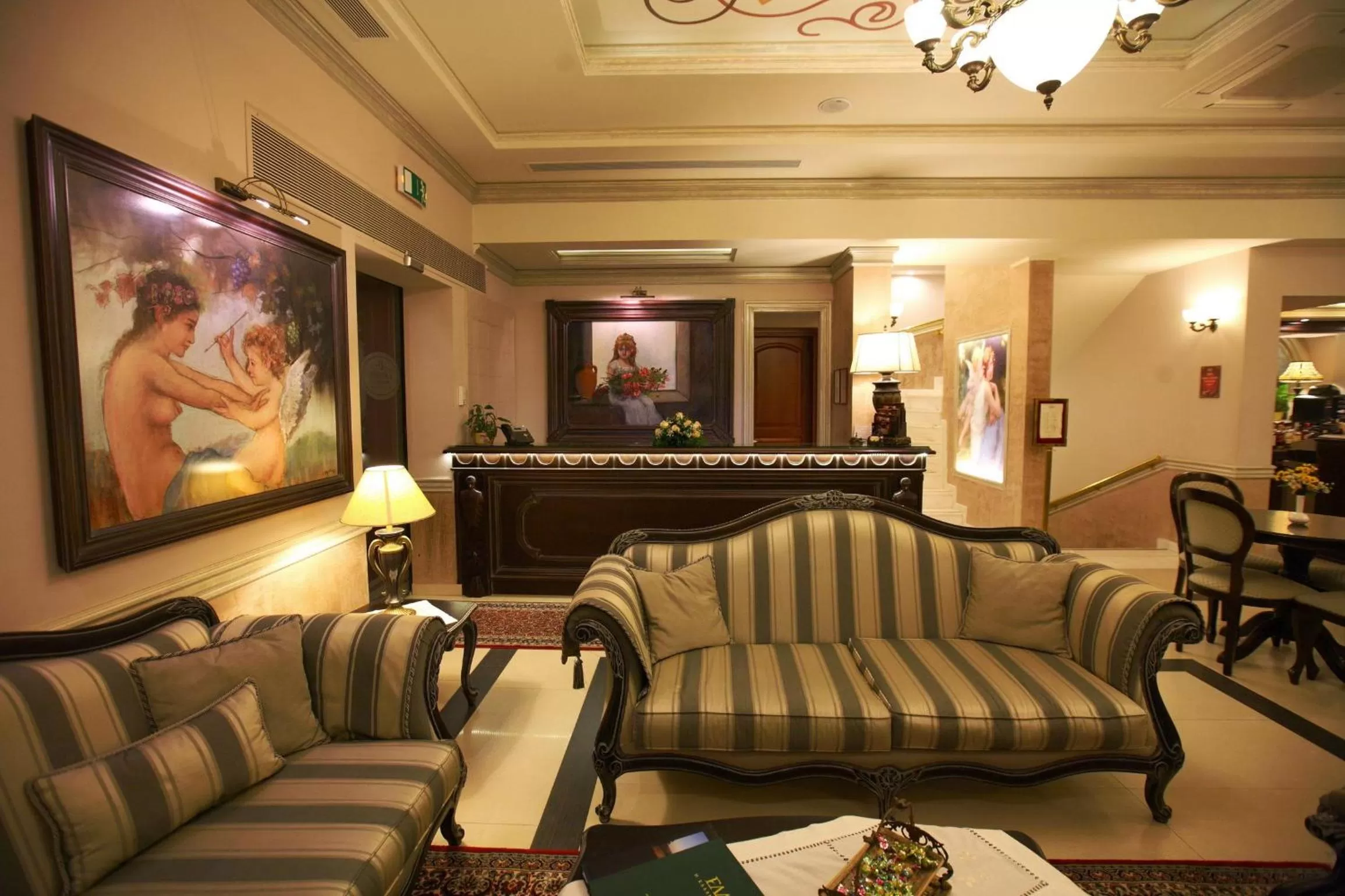 Lobby or reception in Theofilos Paradise Boutique Hotel