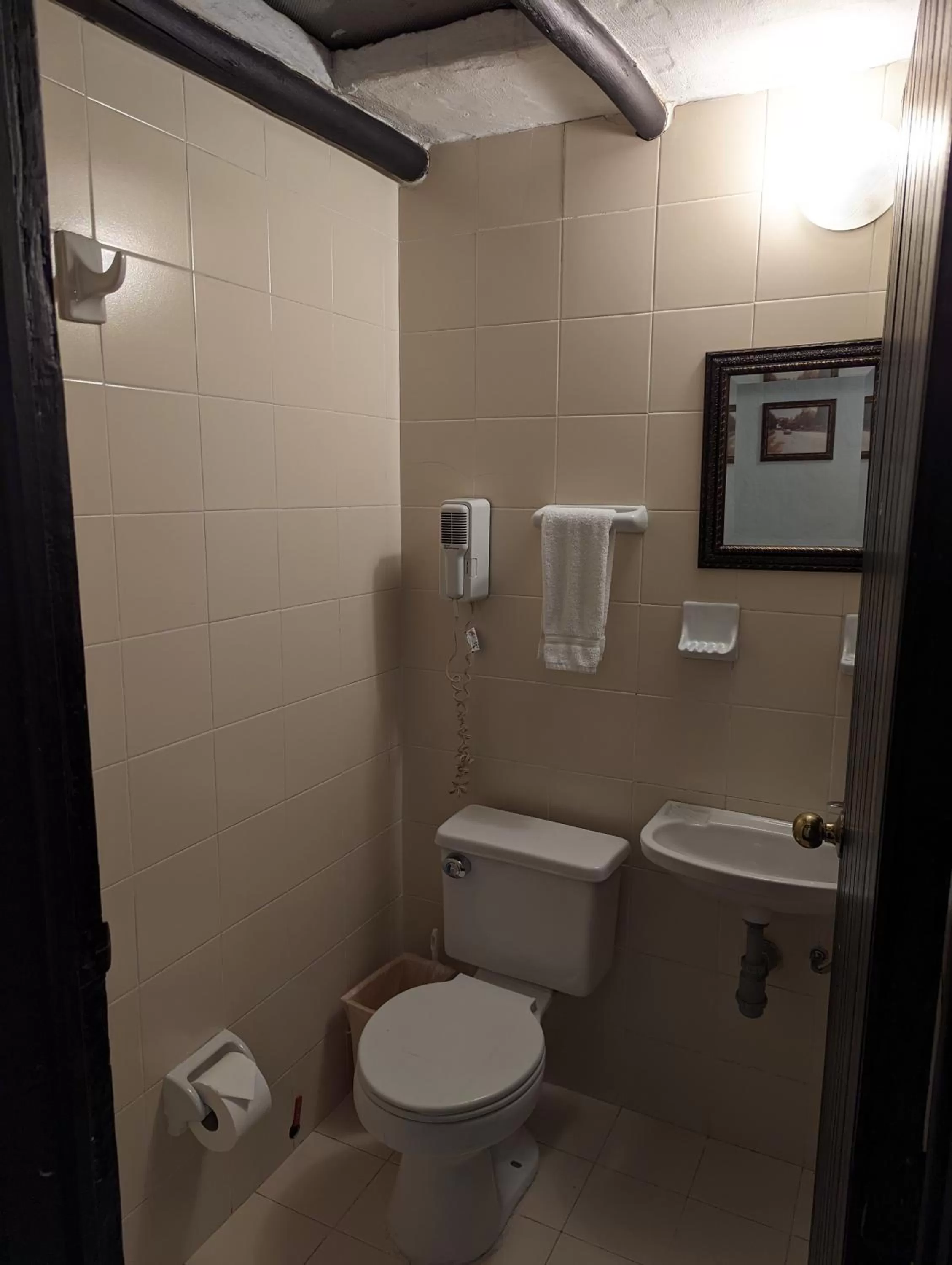 Bathroom in Posada Cafe La Huerta