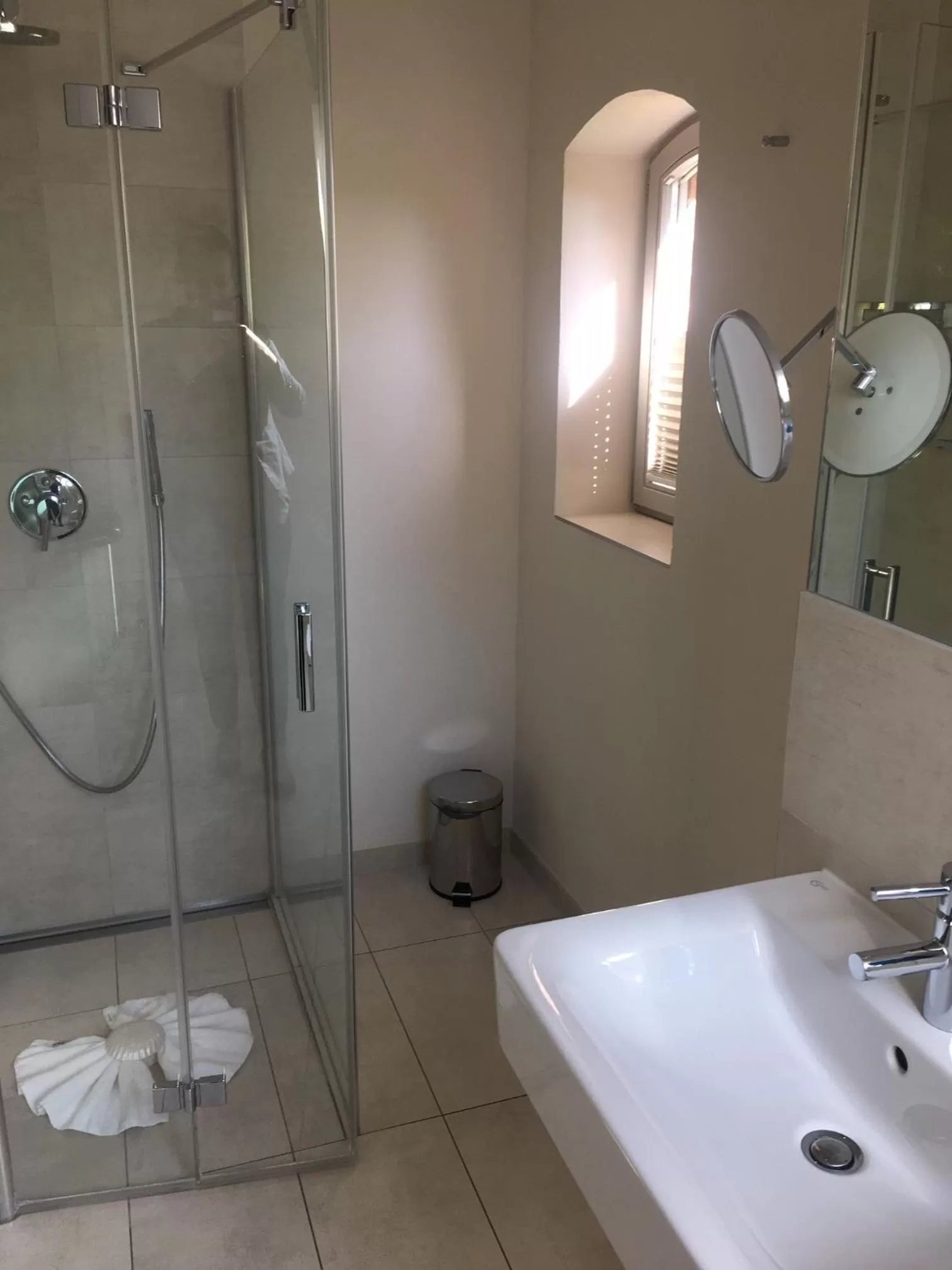 Shower in Hotel Hafenresidenz Stralsund