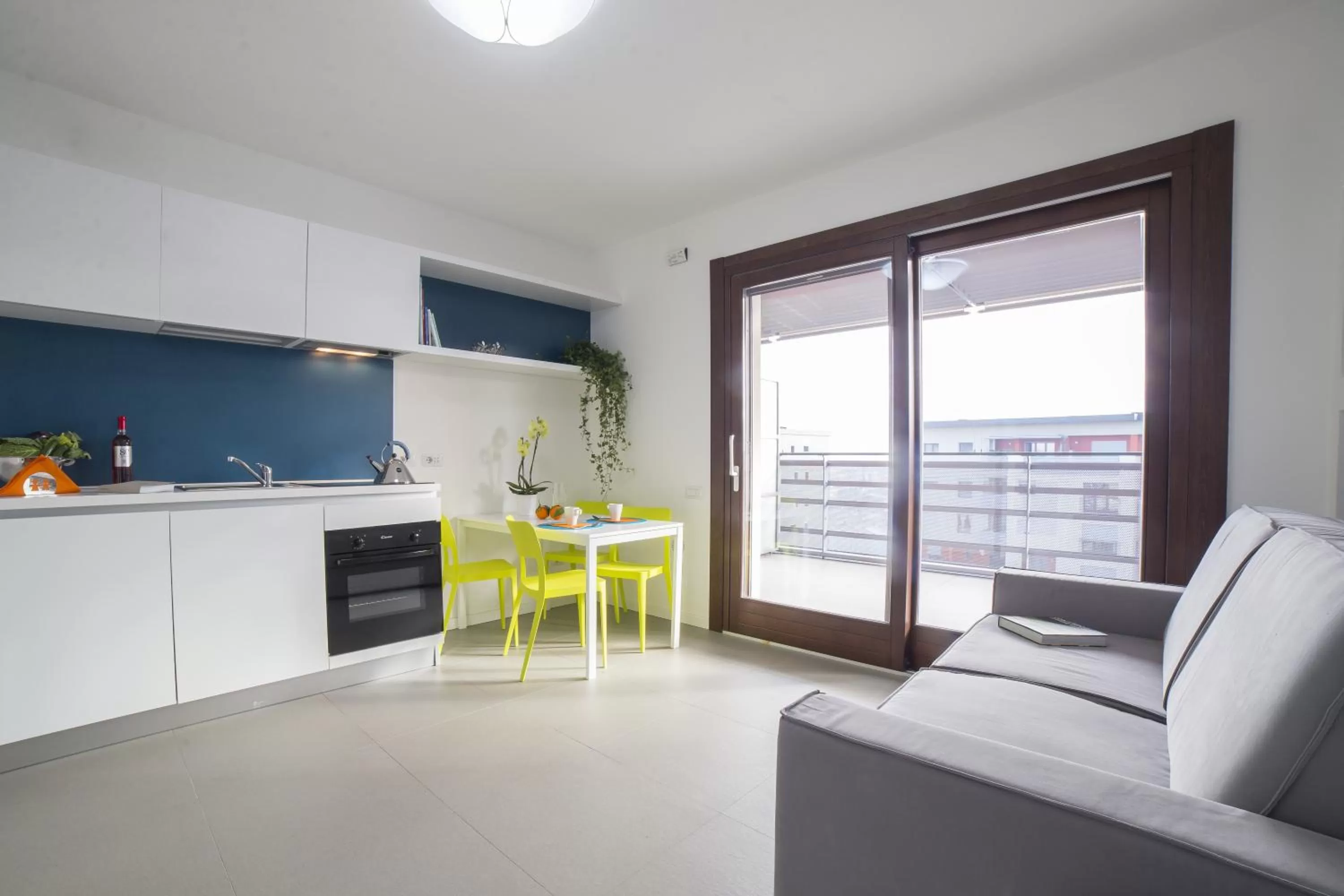 Kitchen or kitchenette in Aurum Aparthotels Bicocca