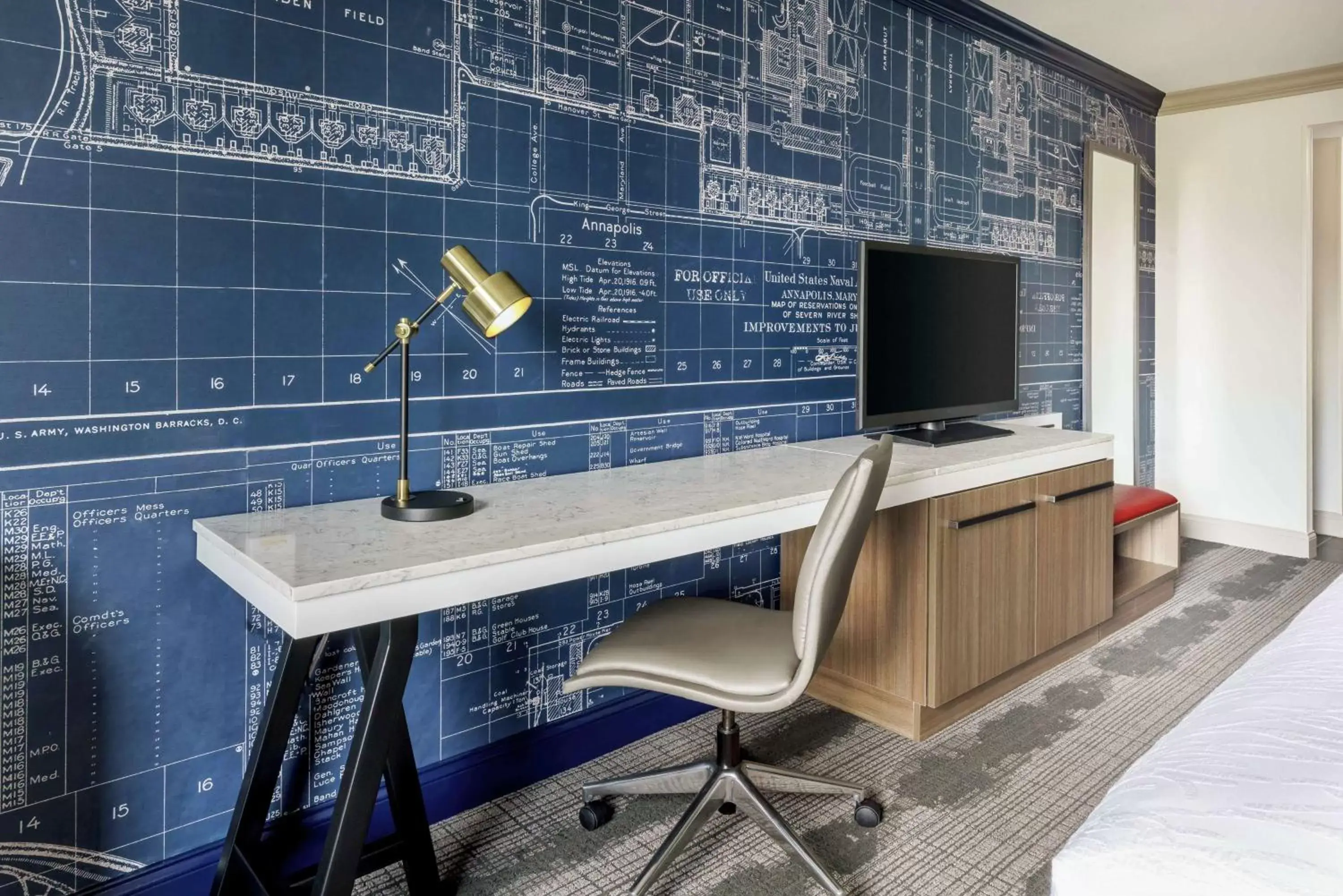 Queen Room with Two Queen Beds in Hilton Garden Inn Annapolis Downtown Queen Room with Two Queen Beds in Hilton Garden Inn Annapolis Downtown