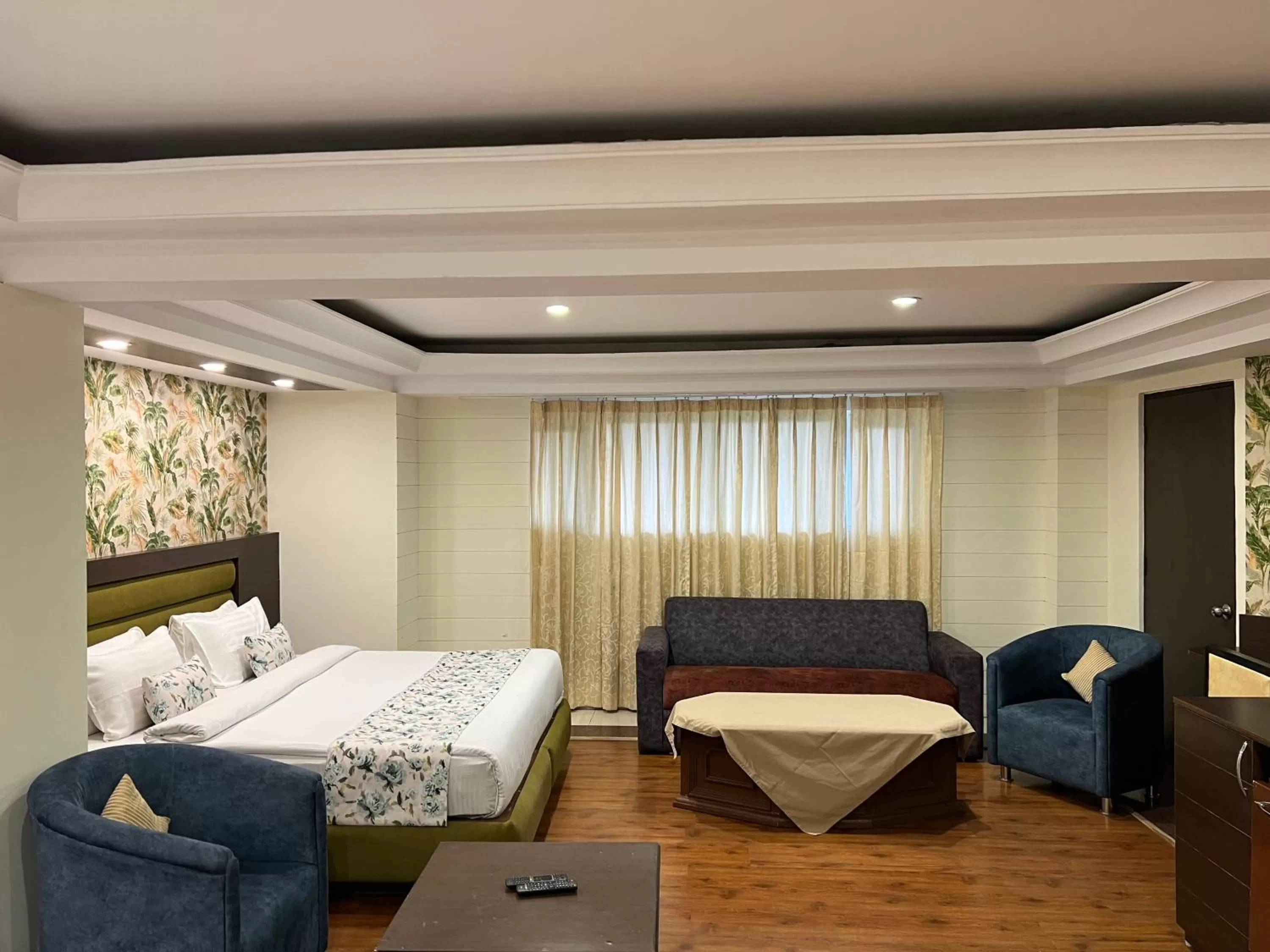 Bed in Hotel Shiva Continental