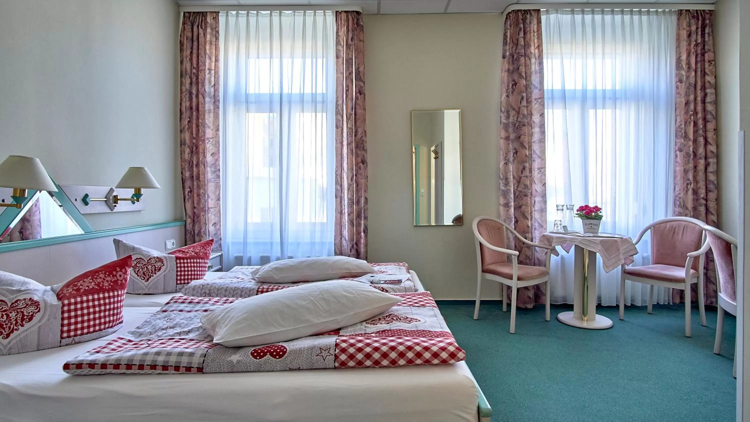 Photo of the whole room, Bed in Biohotel Amadeus