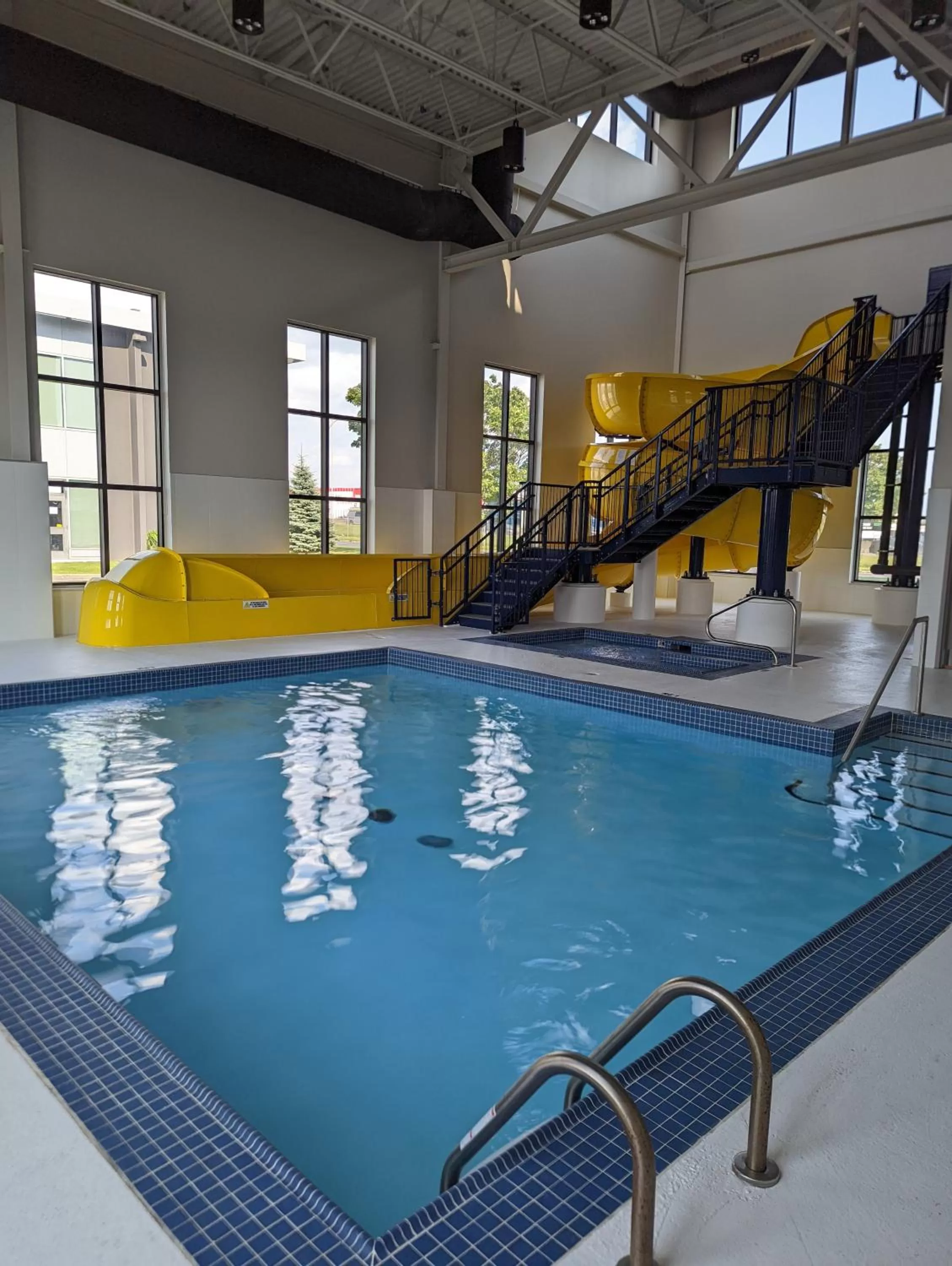Swimming pool in Microtel Inn & Suites Dorval QC