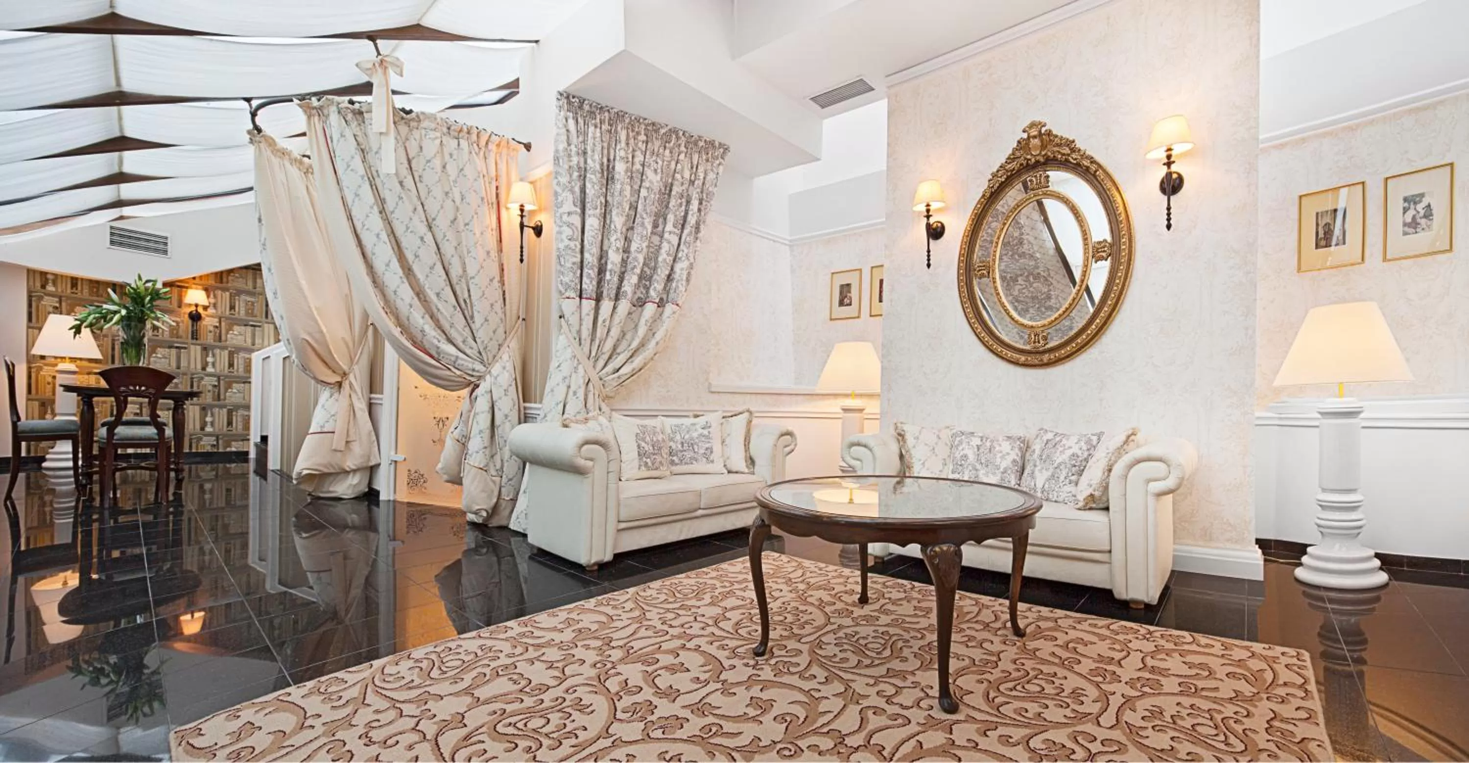 Living room in The Bonerowski Palace Boutique Hotel