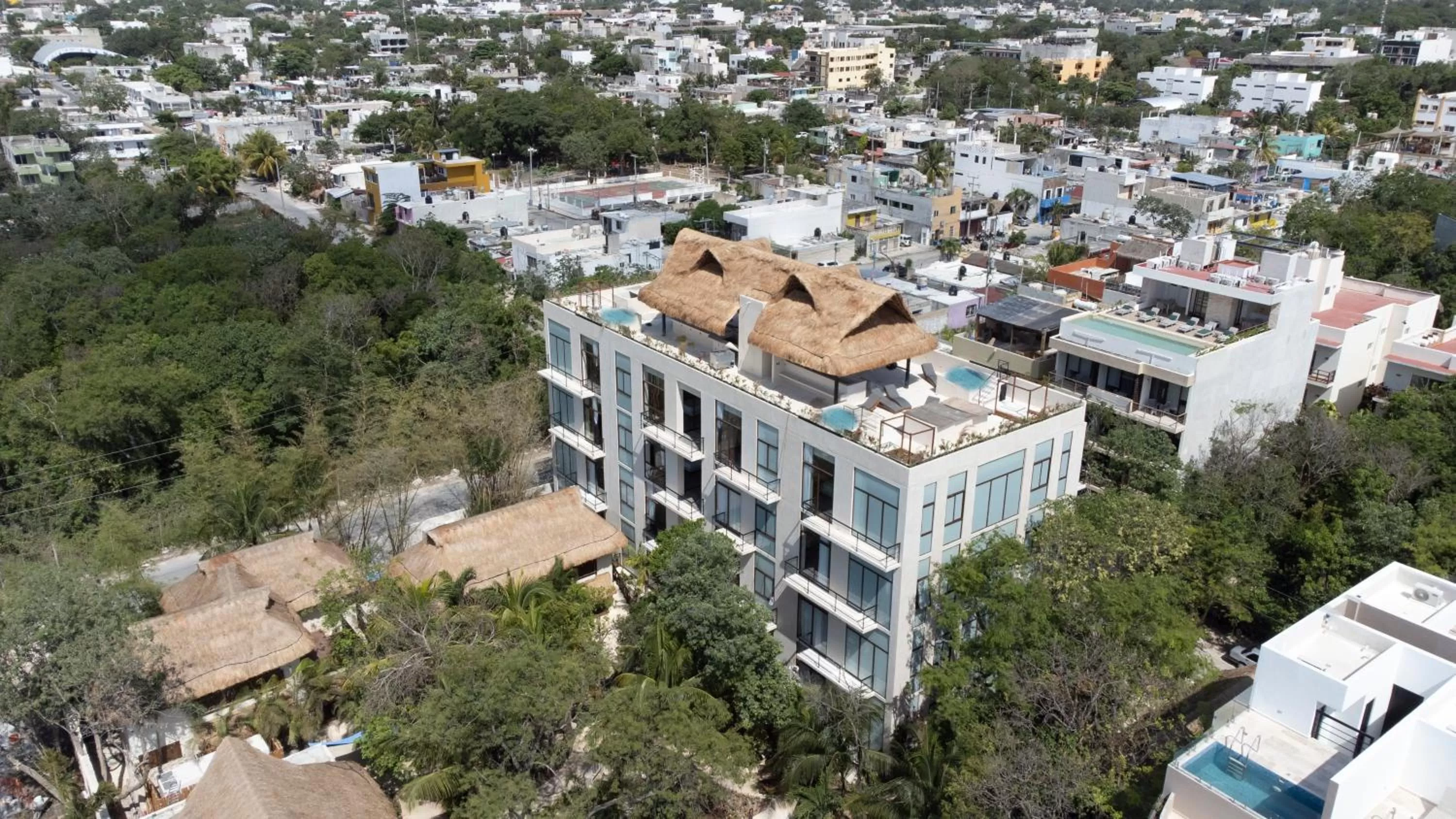 Bird's eye view in Prana Boutique Hotel Tulum