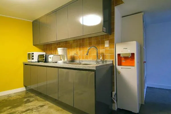 Kitchen or kitchenette in Crib 49 Guesthouse - Foreigner only