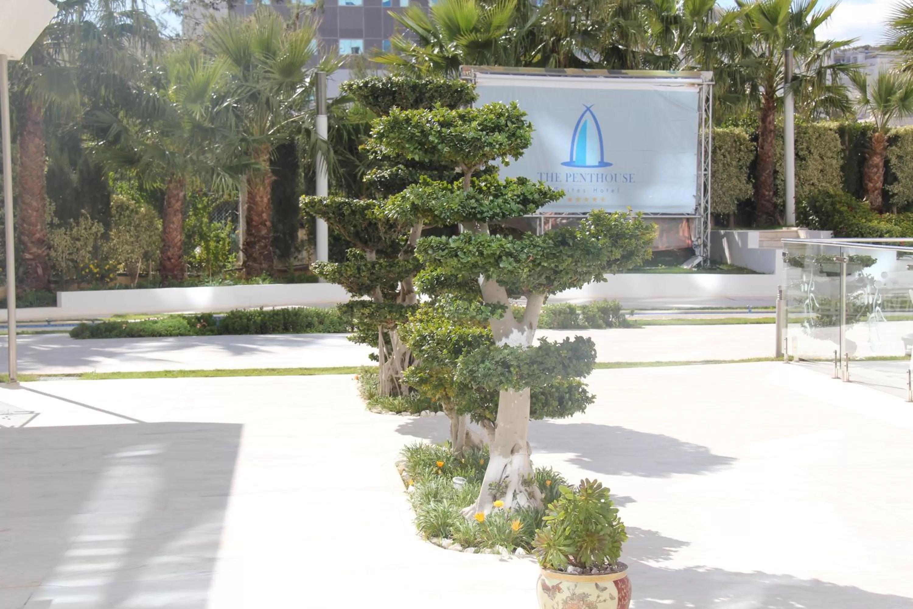 Balcony/Terrace in The Penthouse Suites Hotel