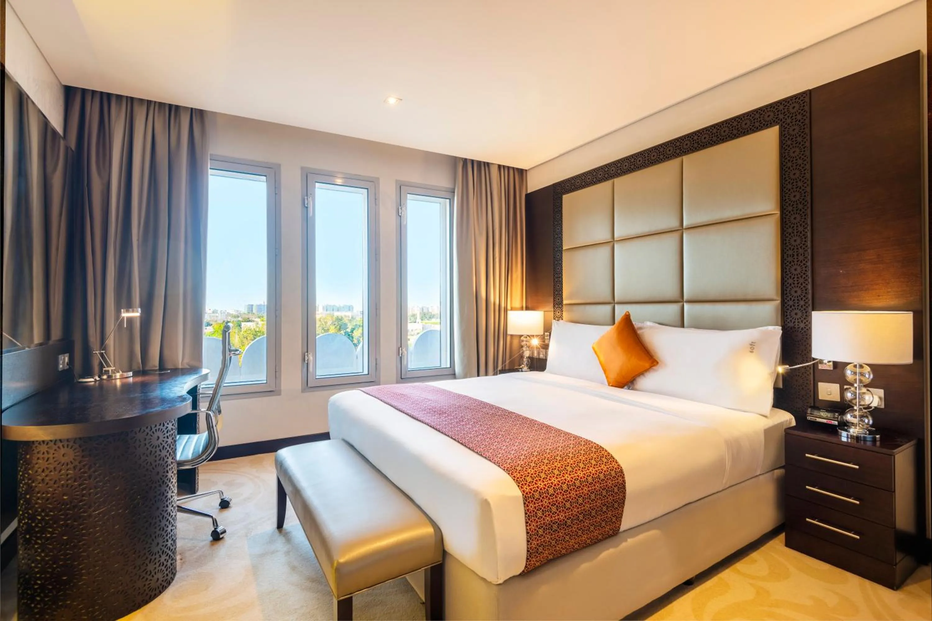 Photo of the whole room, Bed in Holiday Inn Muscat AlSeeb by IHG