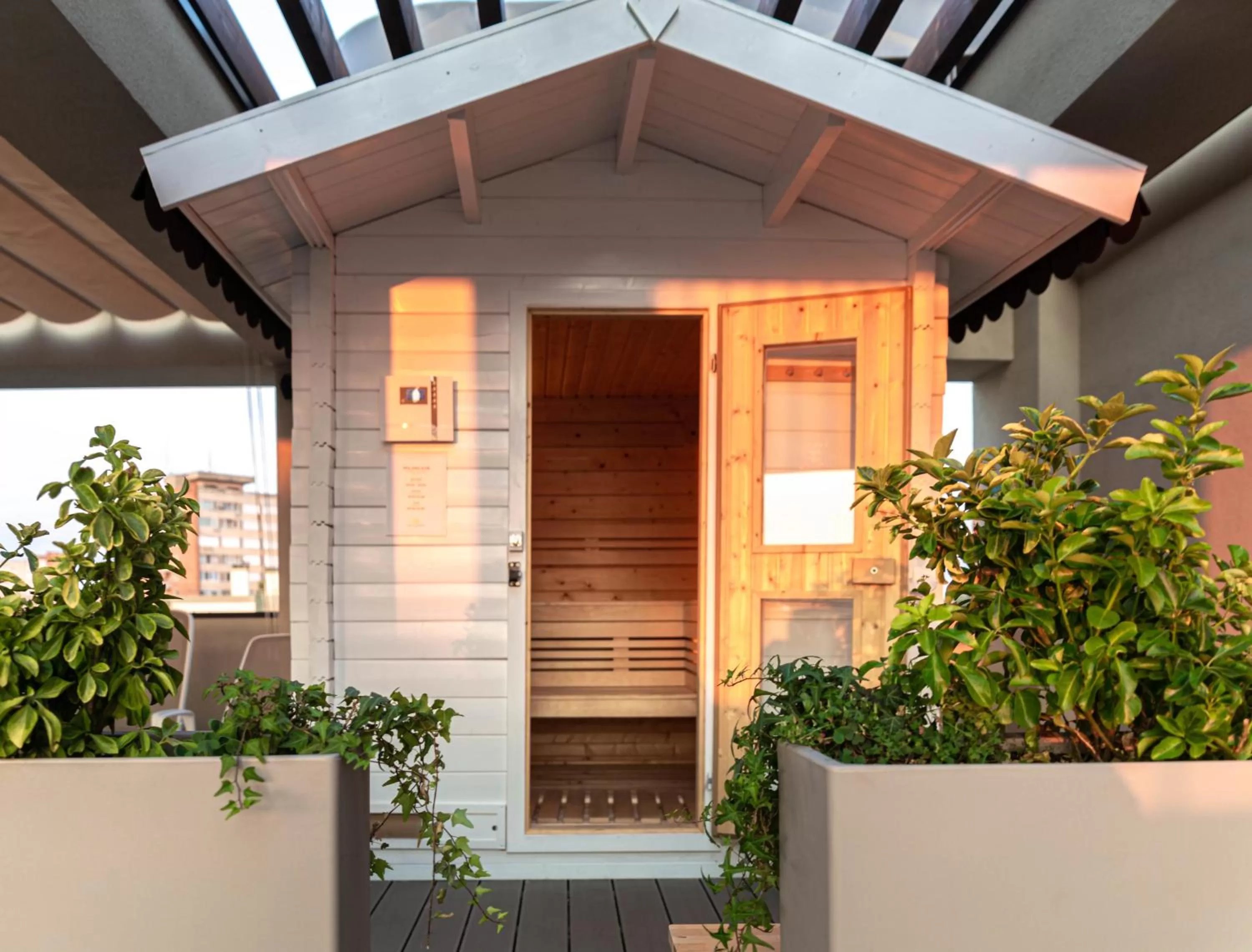 Sauna in Hotel Del Corso