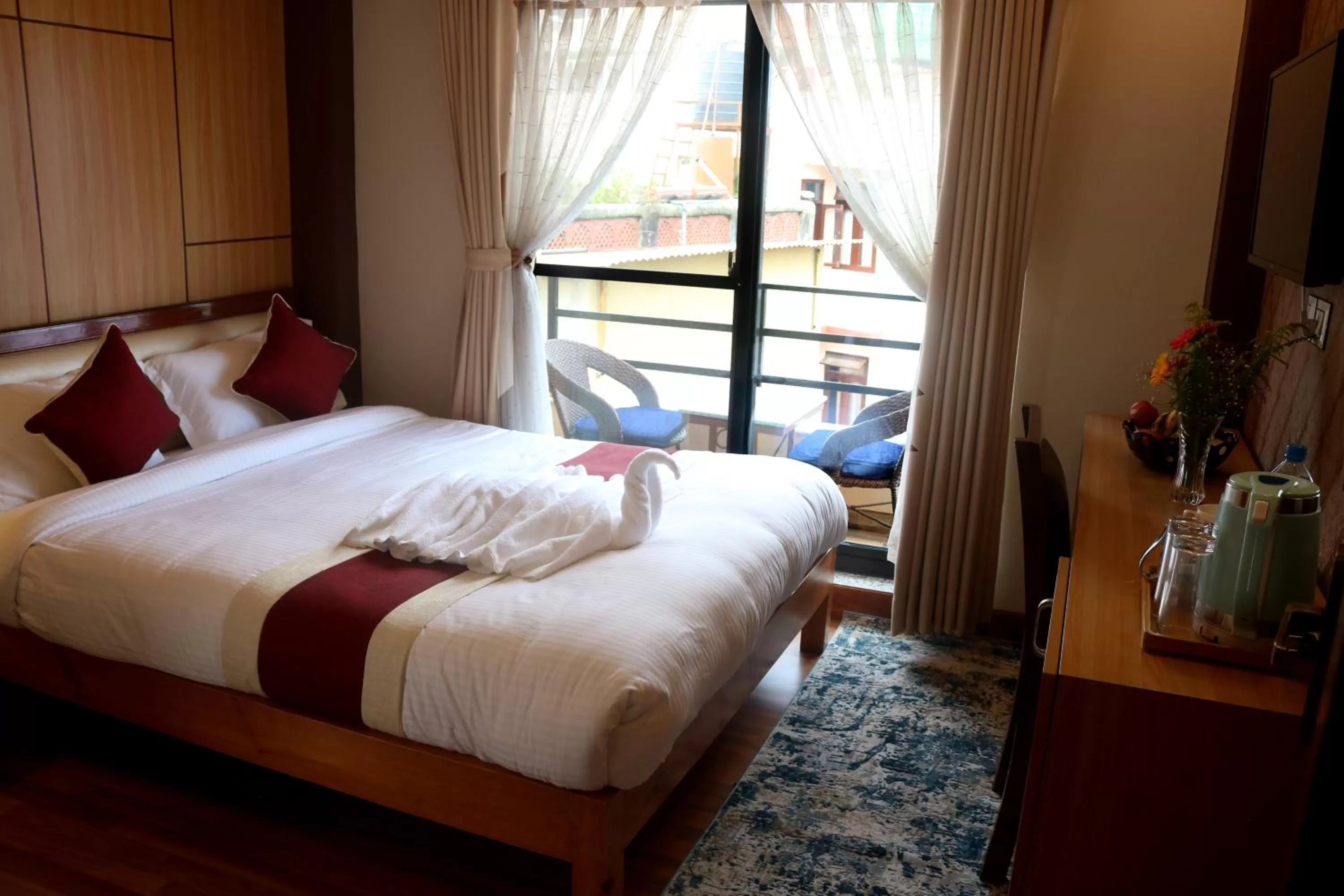 Bedroom, Bed in Hotel Family Ties Pvt. Ltd.