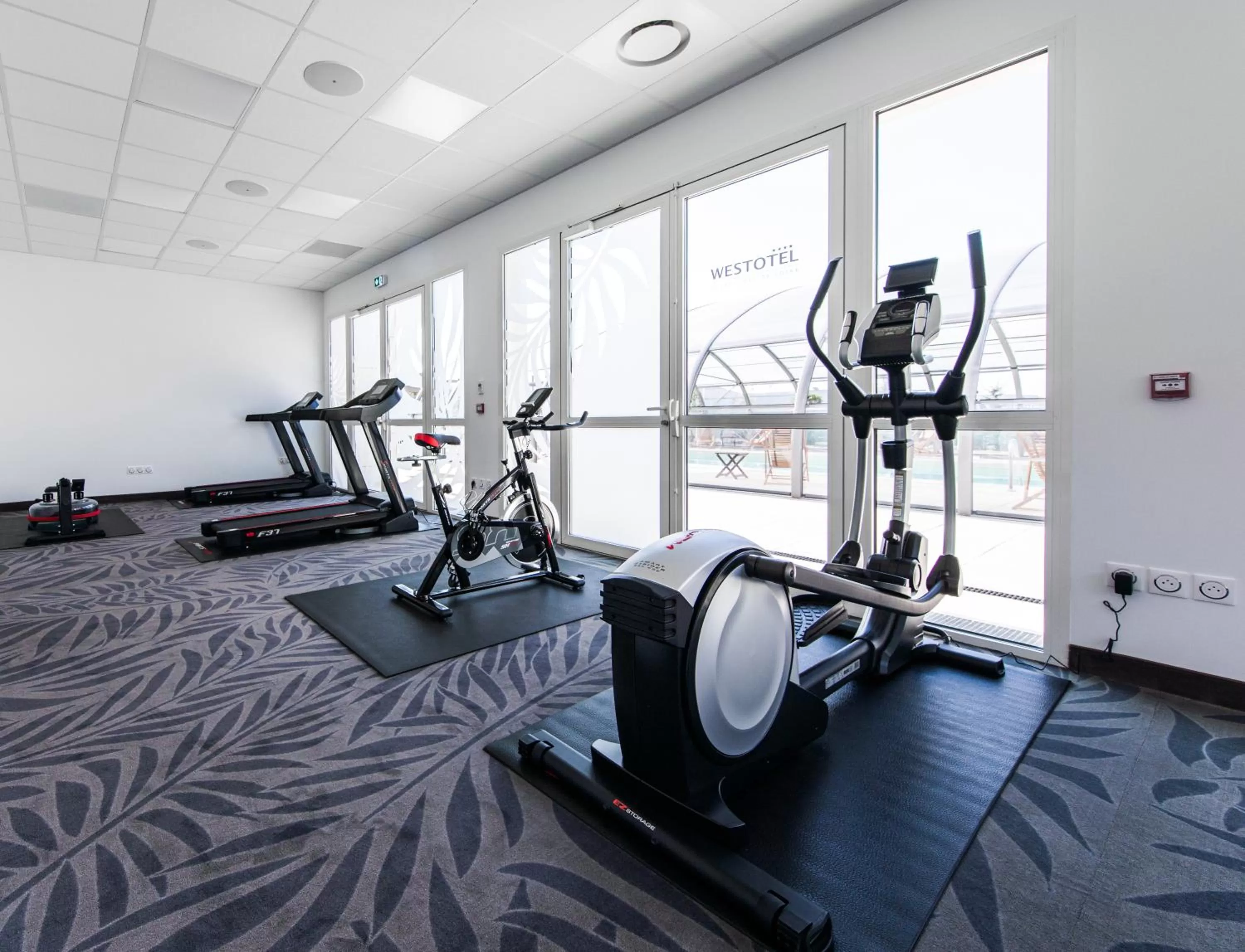 Fitness centre/facilities in Westotel Tours Val de Loire