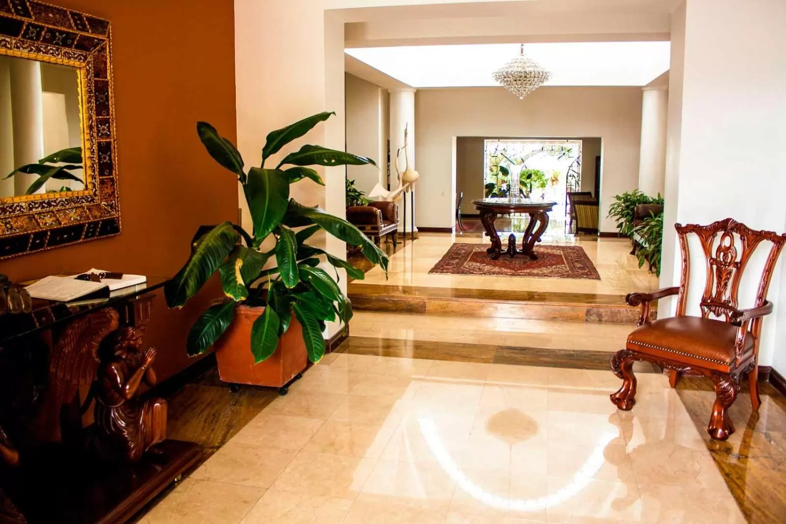 Living room, Lobby/Reception in Hotel Boutique Villa Casuarinas