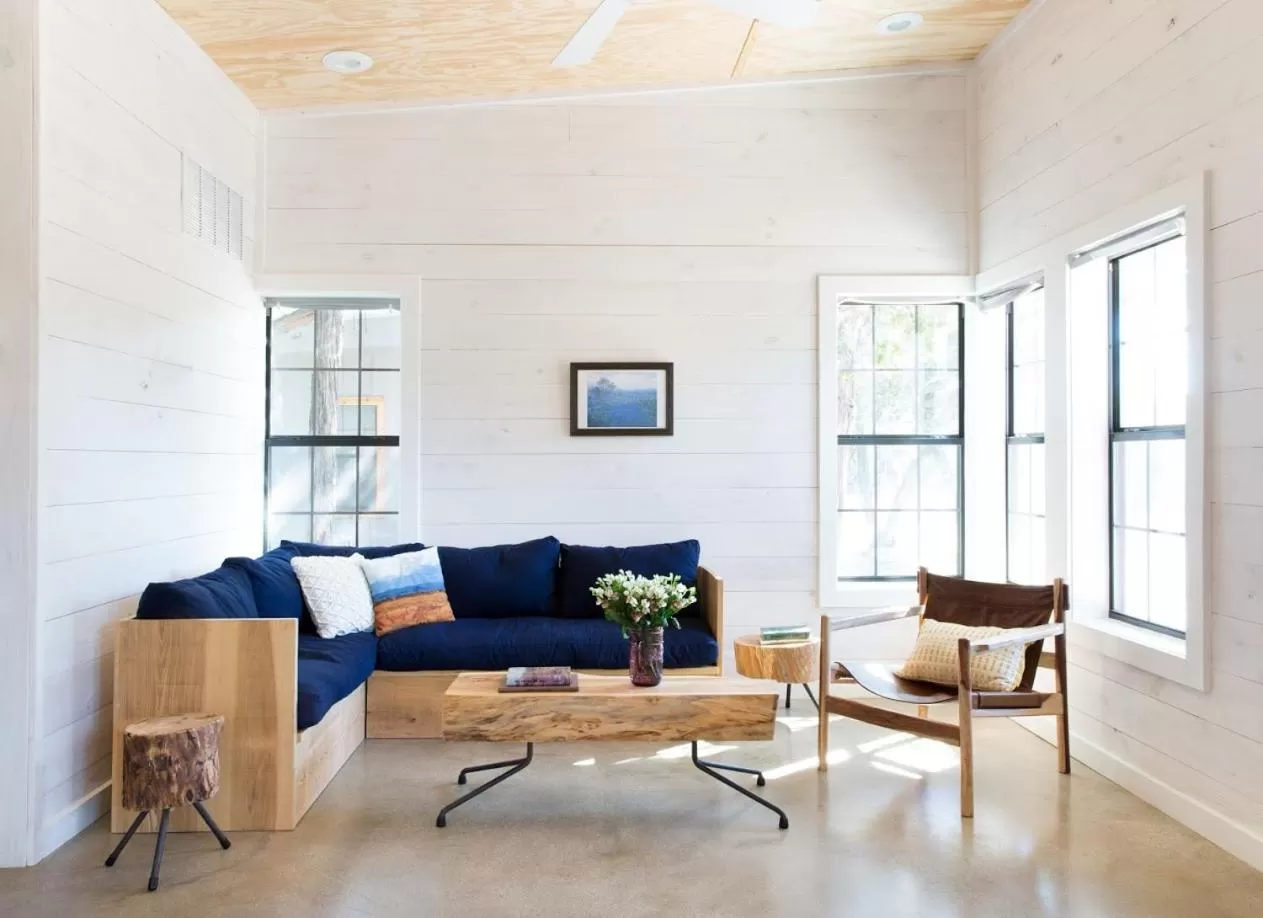 Living room in 7A Ranch