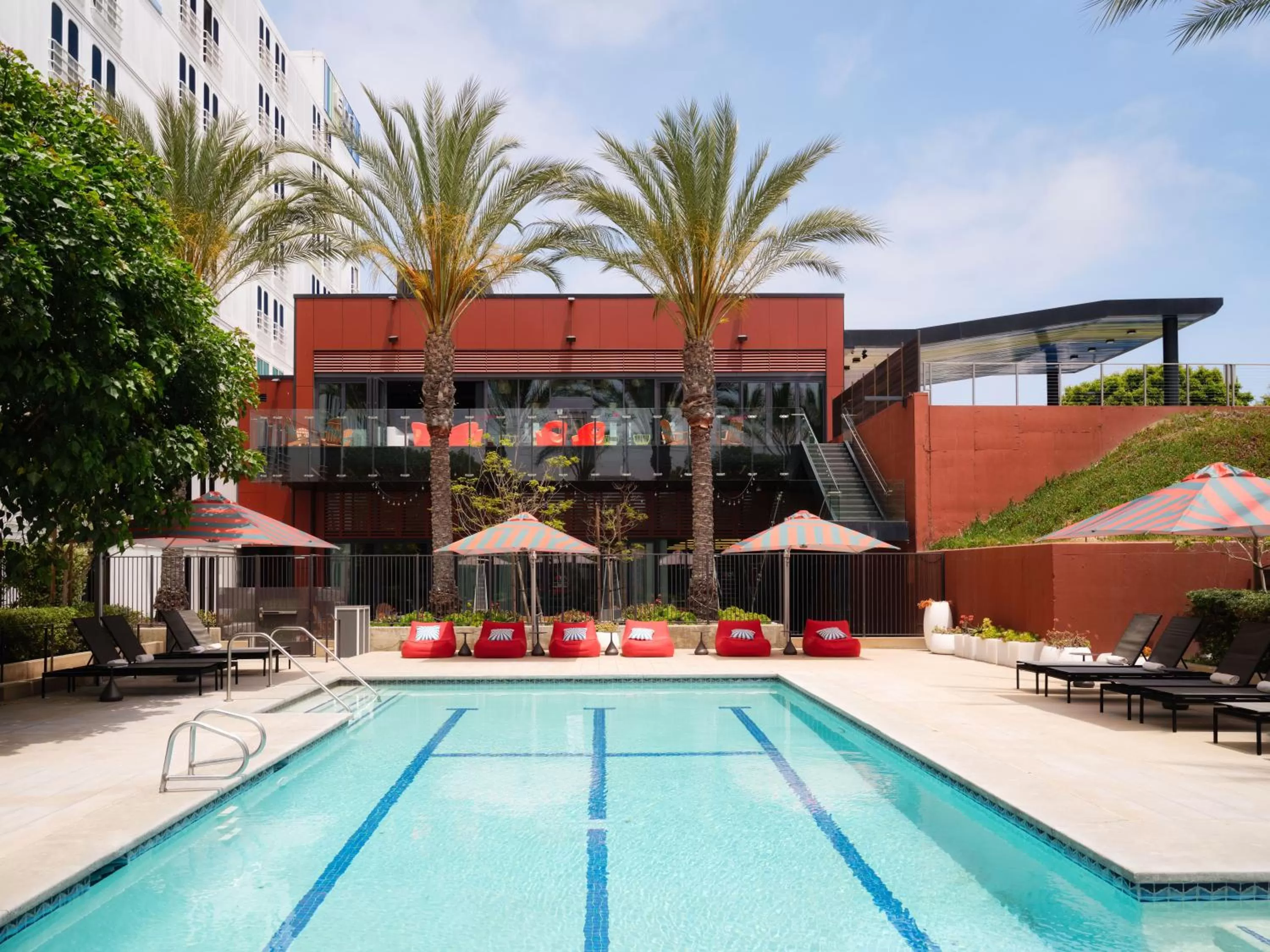 Swimming pool in Aloft El Segundo - Los Angeles Airport