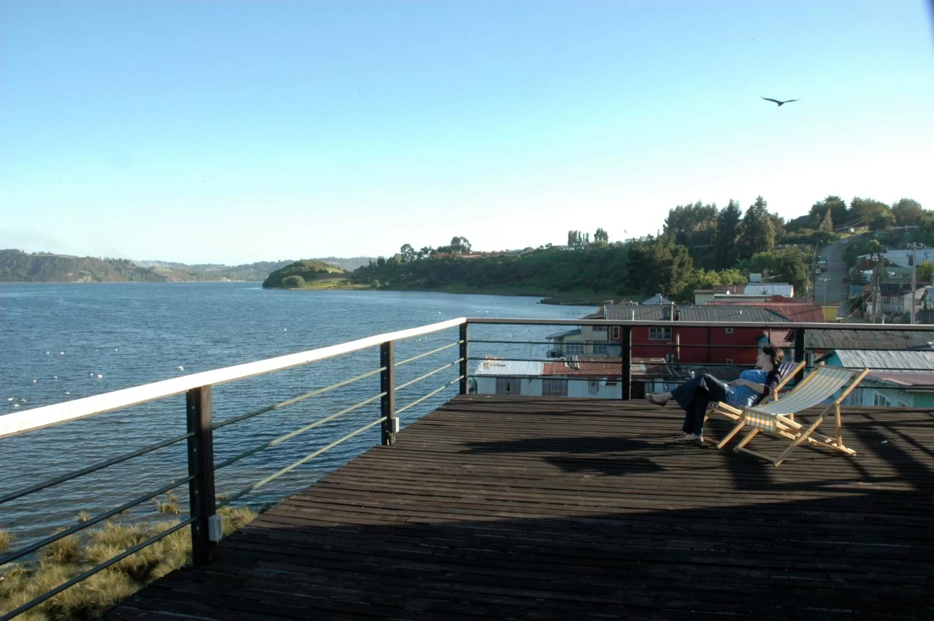 Balcony/Terrace in Palafito 1326 Hotel Boutique Chiloé