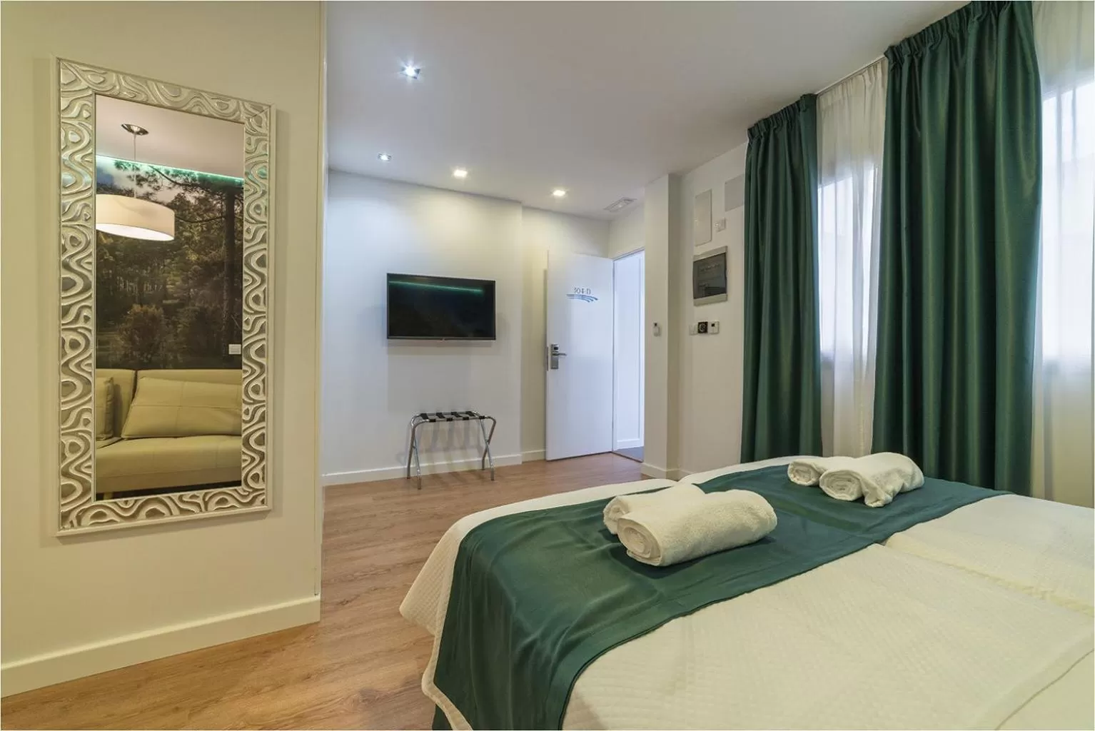 Bed in Hotel Ciudad del Mar