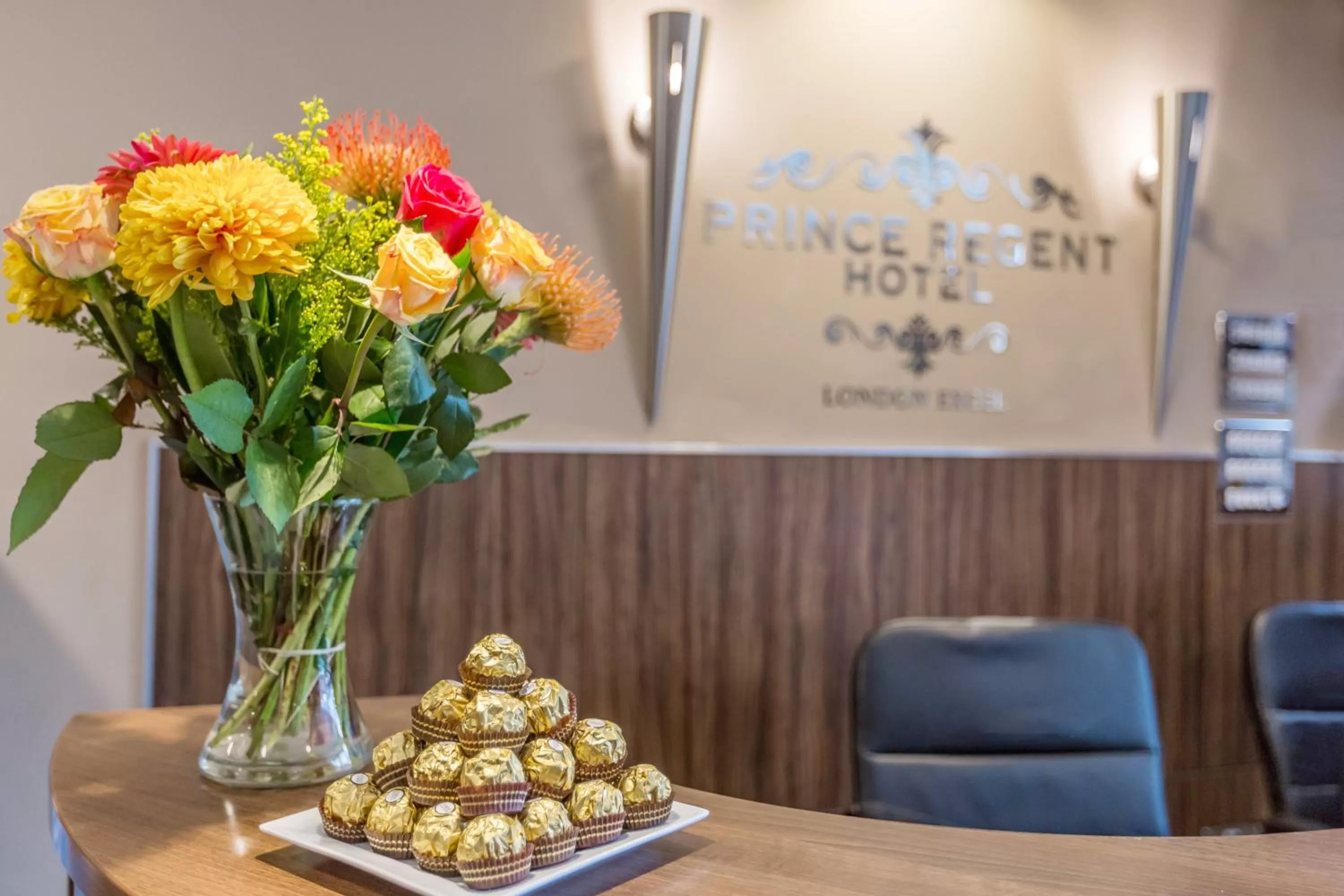 Lobby or reception in Prince Regent Hotel Excel London