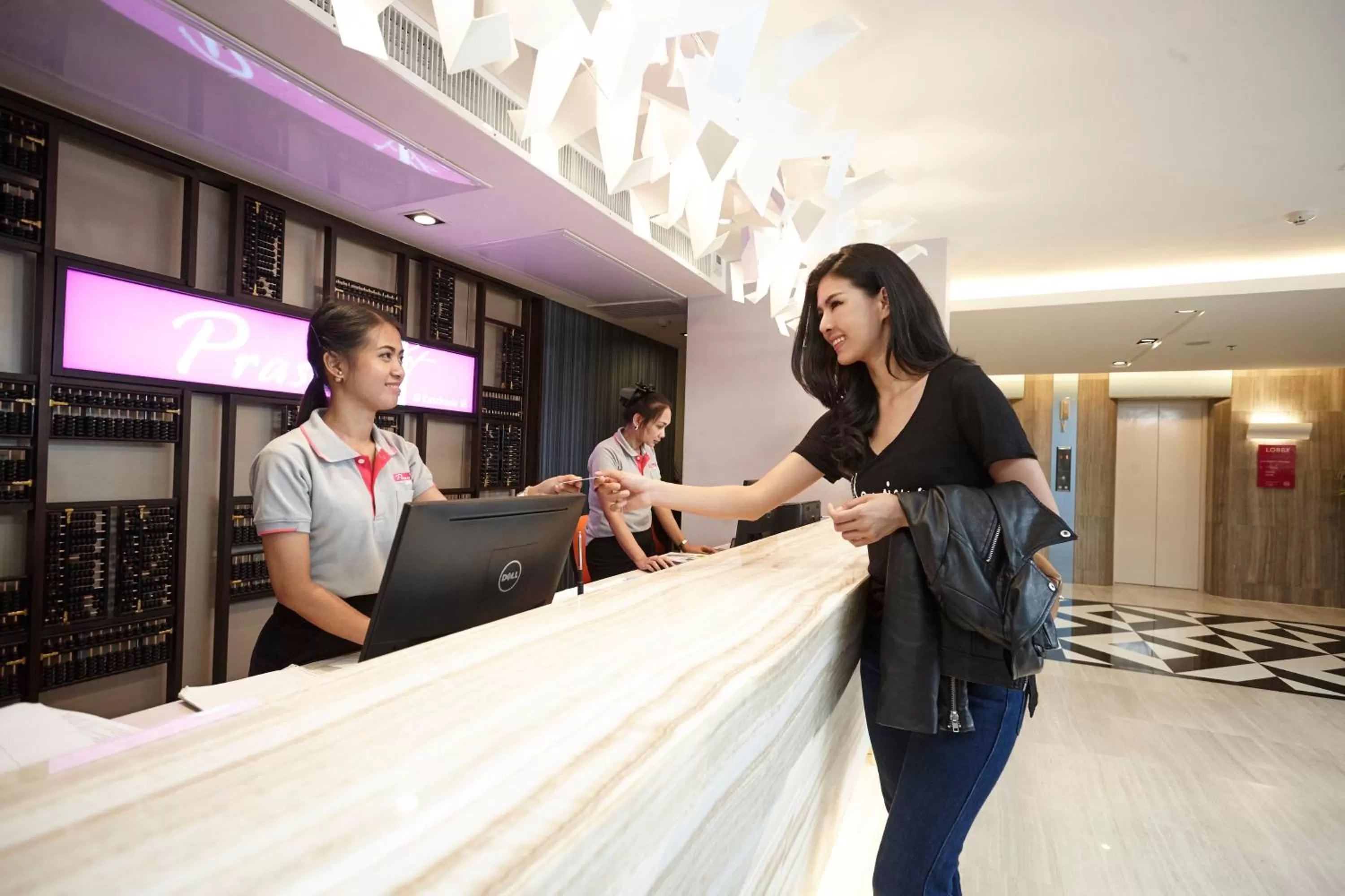 Lobby or reception in Praso@Ratchada12