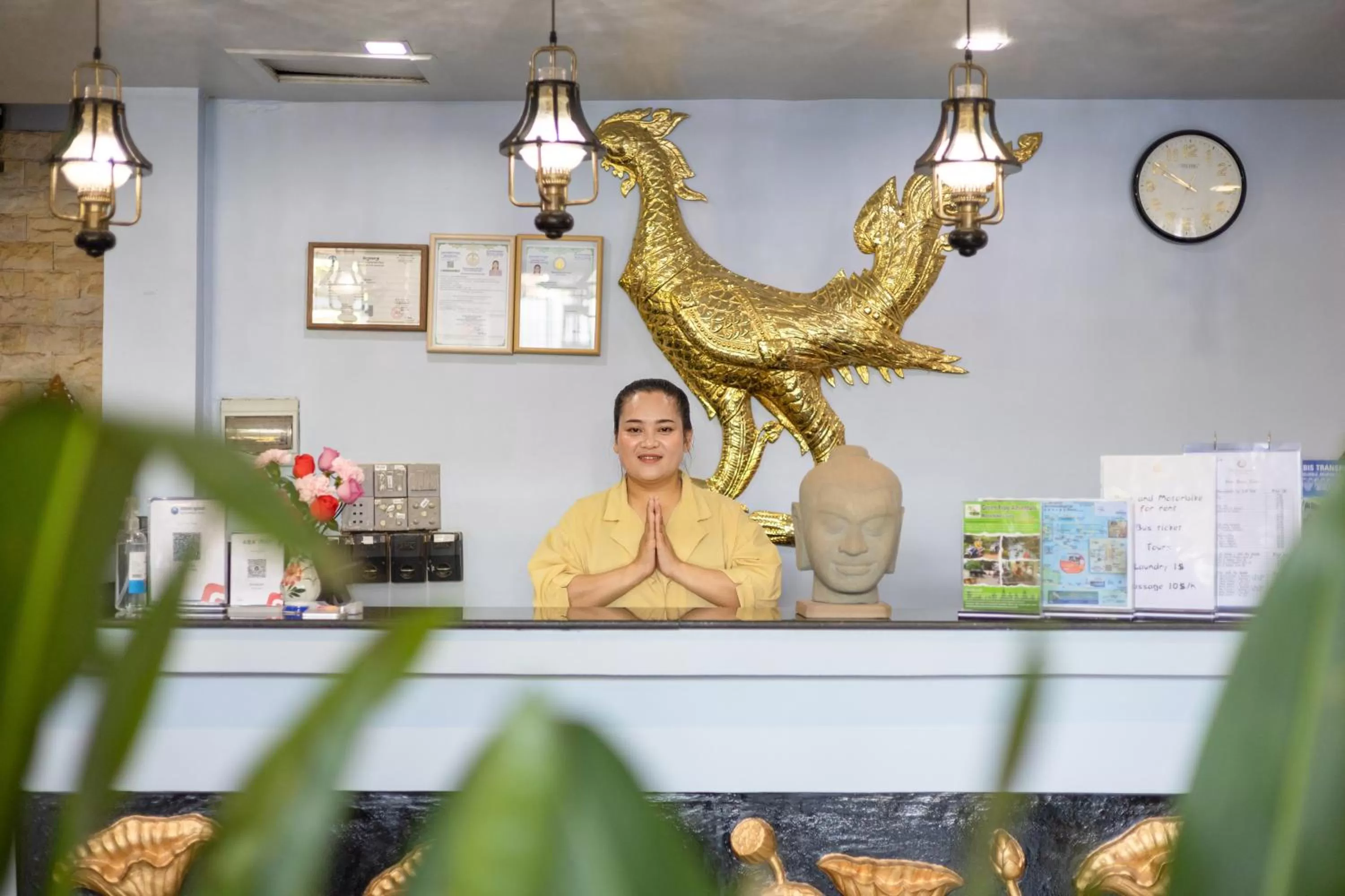 Lobby or reception in The Five Senses Boutique Hotel