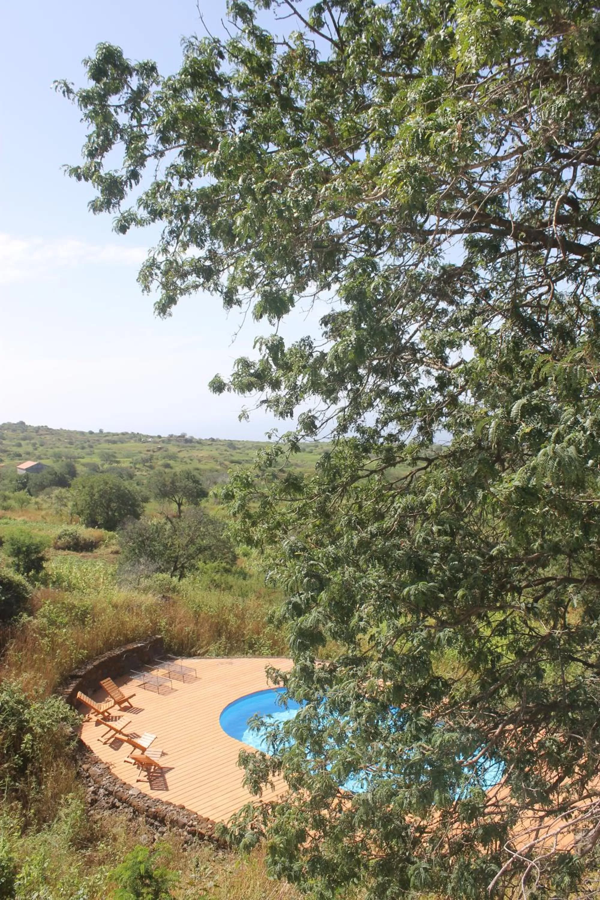 Swimming pool in La Fora Ecolodge