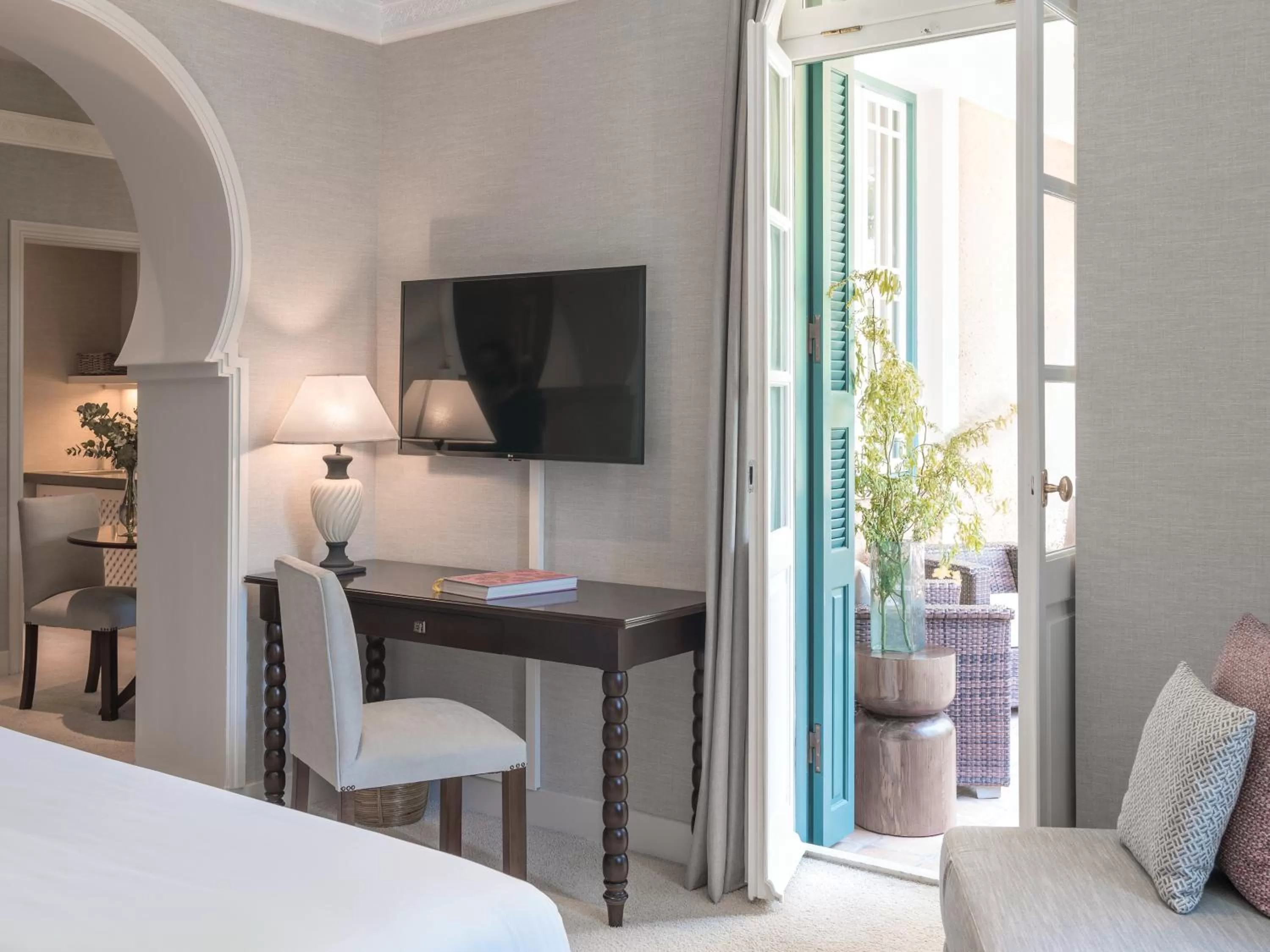 Bed in The Kefalari Suites