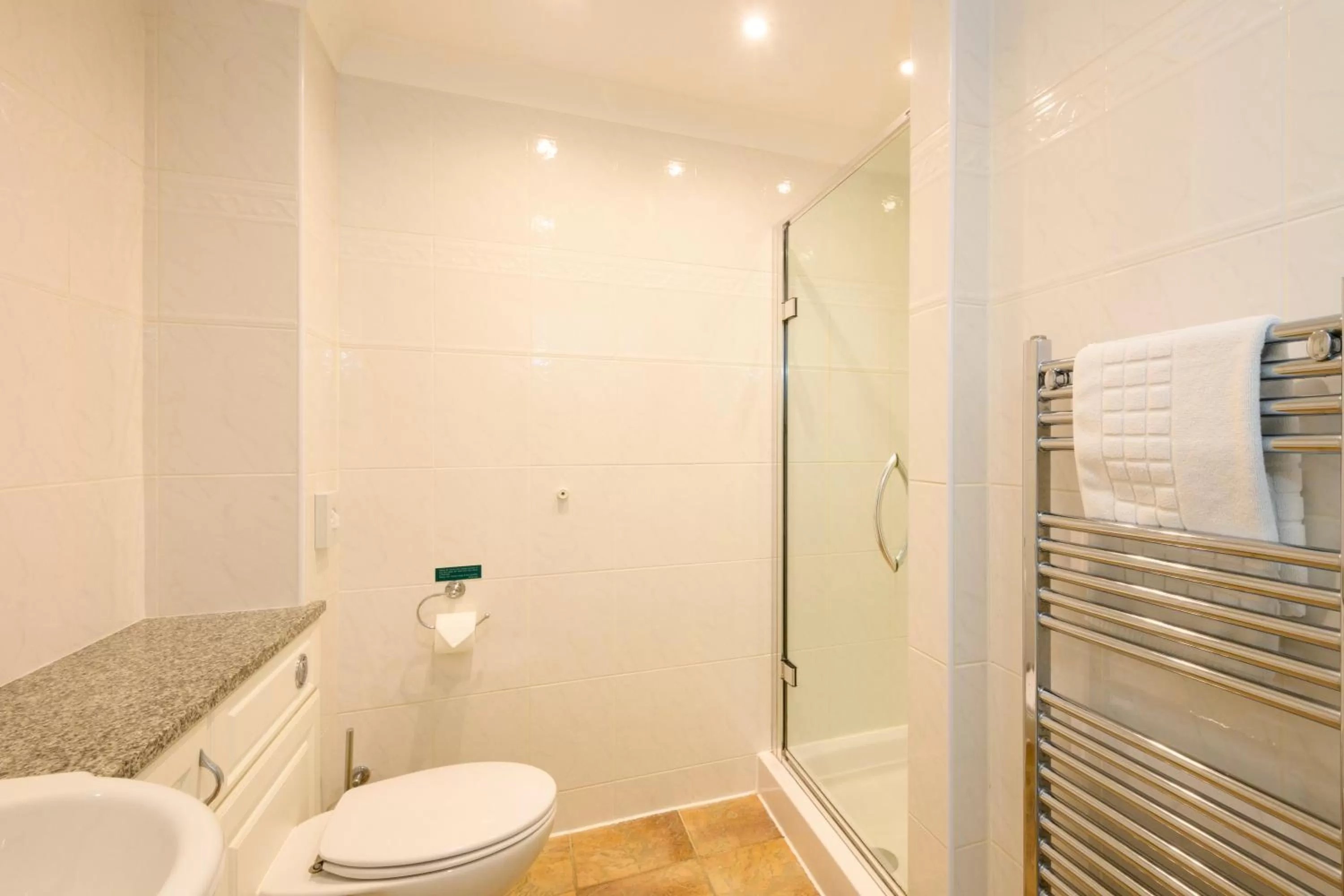 Shower in Porth Veor Manor Villas & Apartments