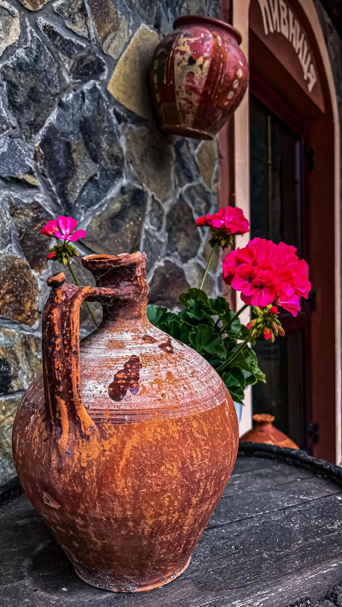 Inner courtyard view in Hotel Complex Bahus
