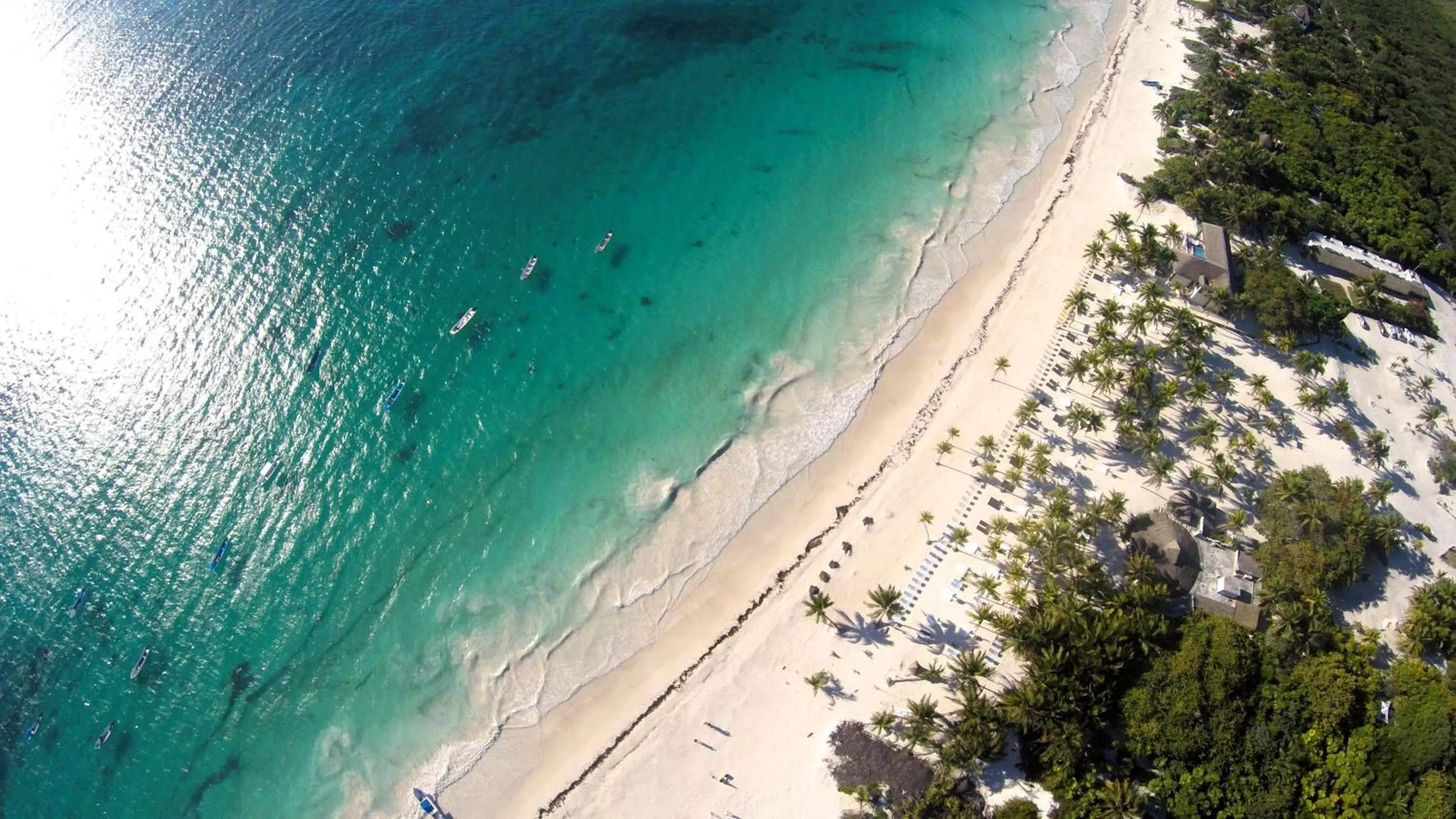 Bird's eye view in El Paraiso Hotel Tulum