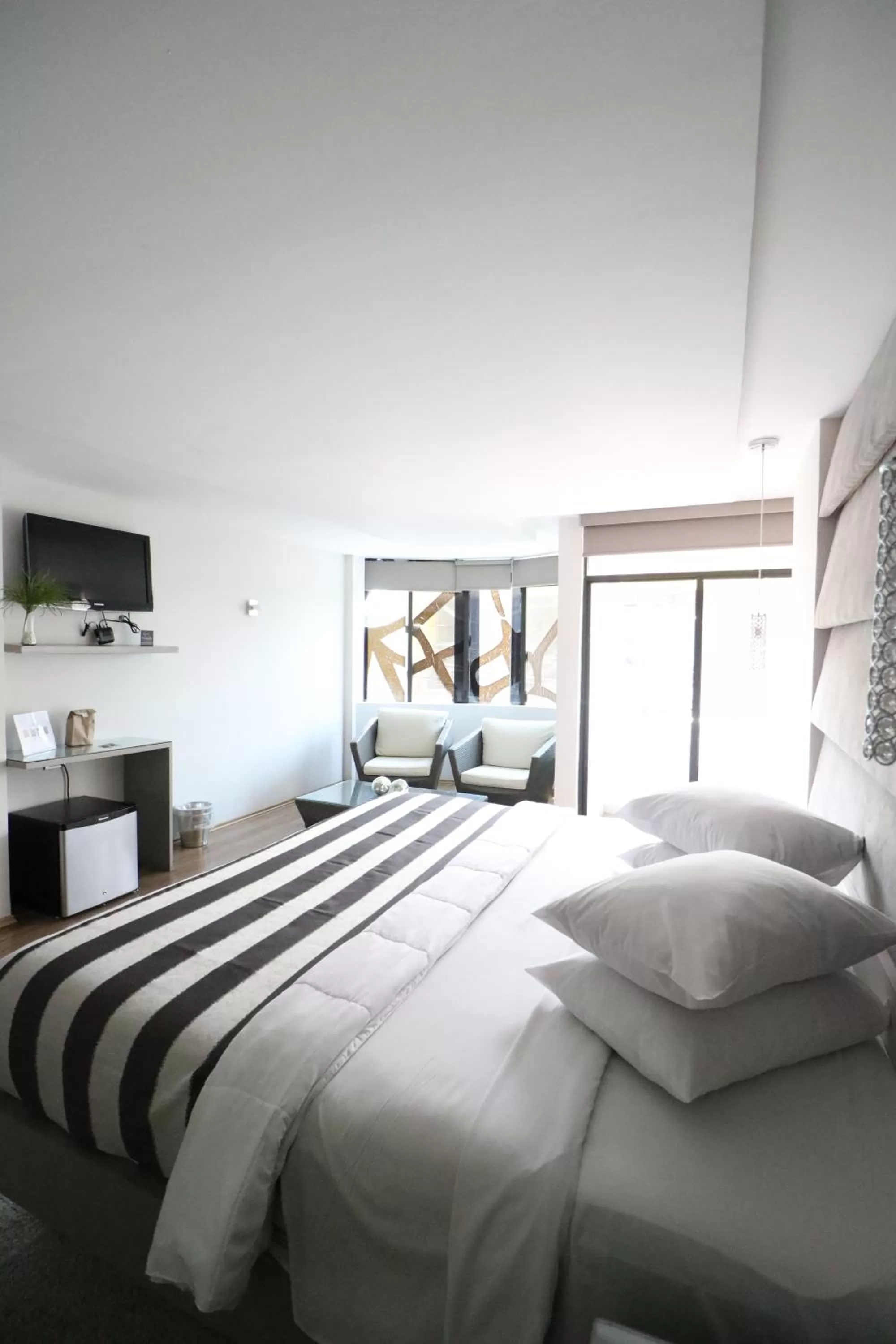 Bed in Hotel Posada Tulancingo