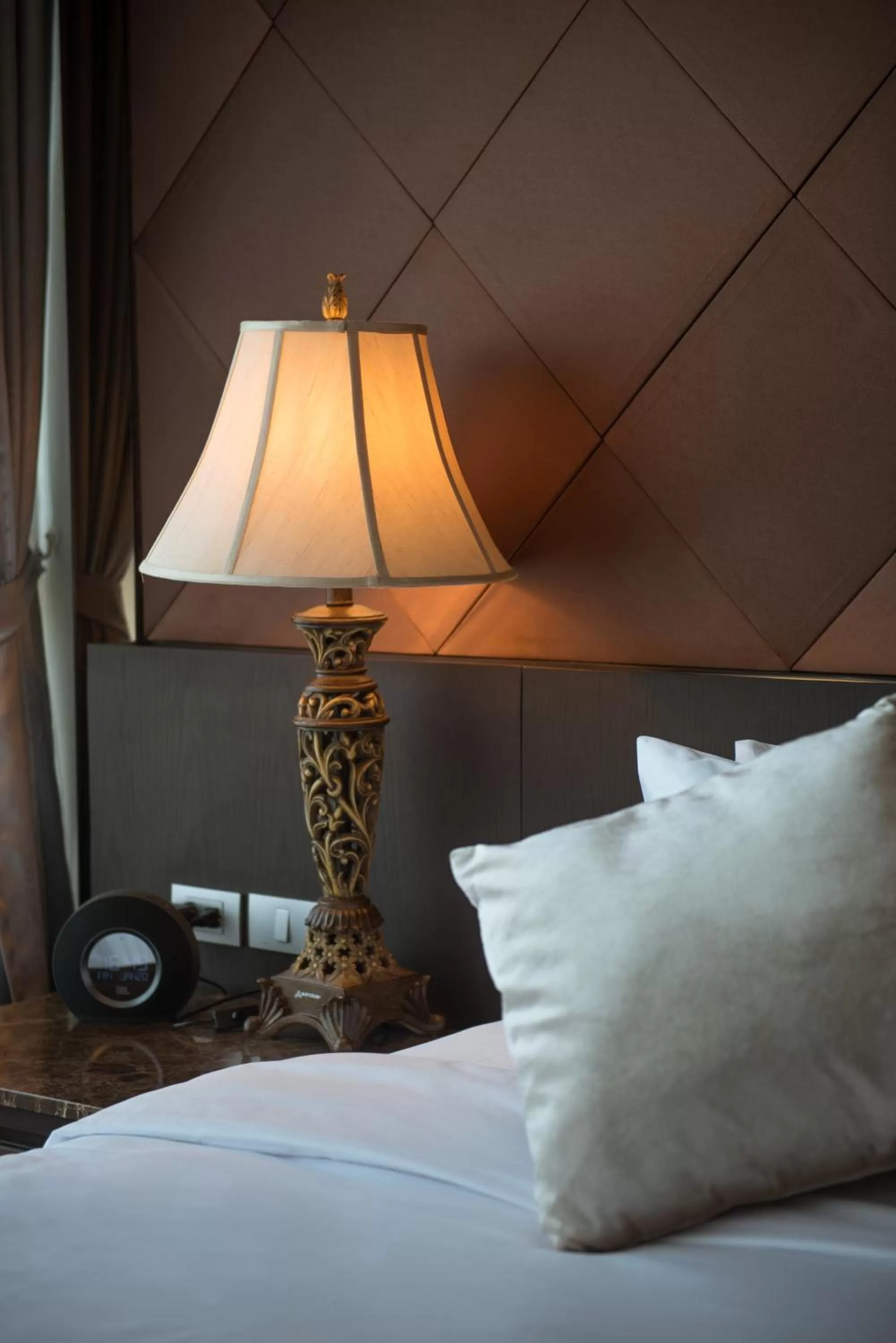 Decorative detail, Bed in North Hill City Resort